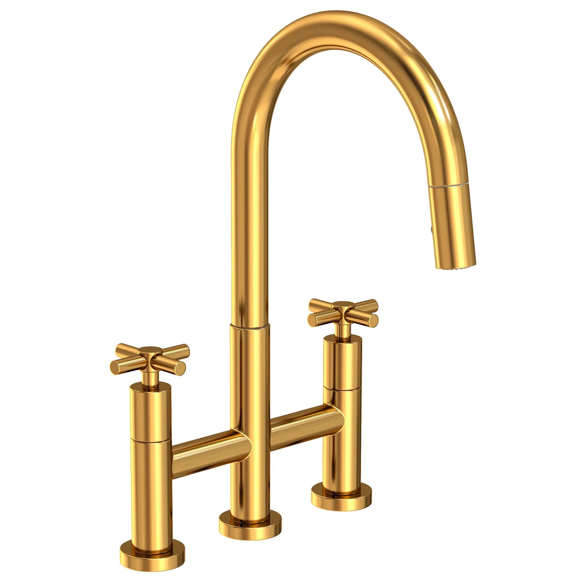 Newport Brass East Linear Kitchen Bridge Pull-Down Faucet by Newport Brass