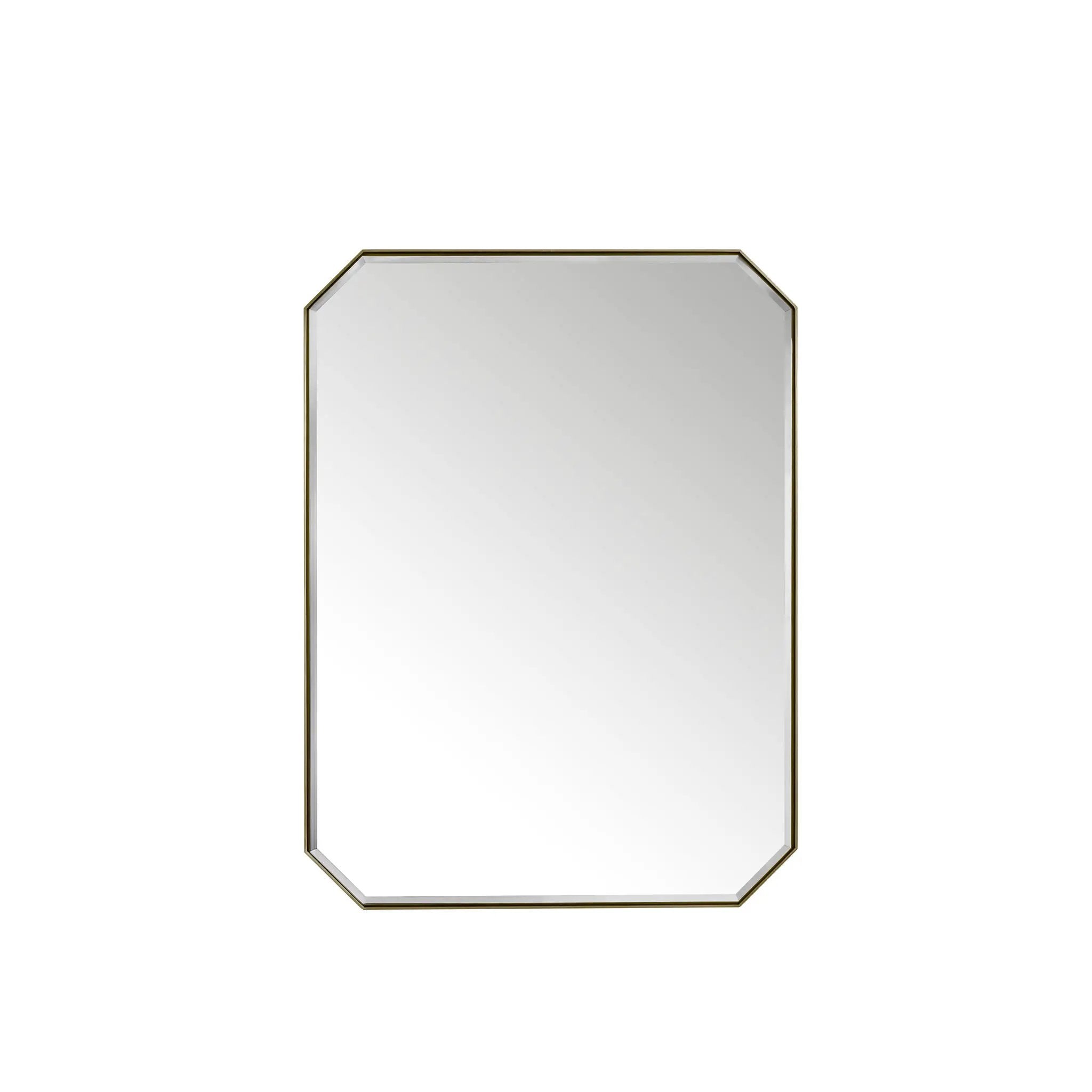 champagne brass mirror