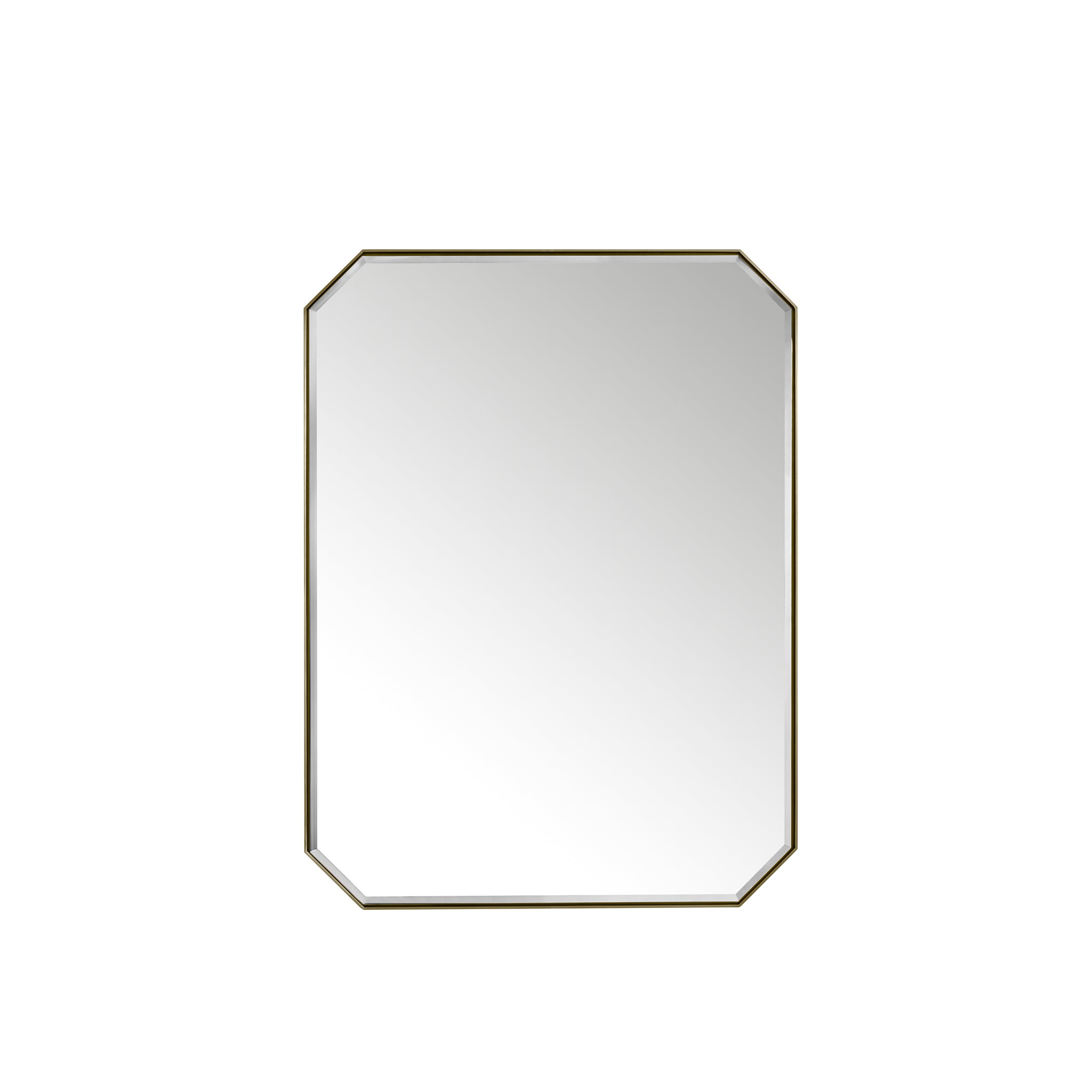champagne brass mirror