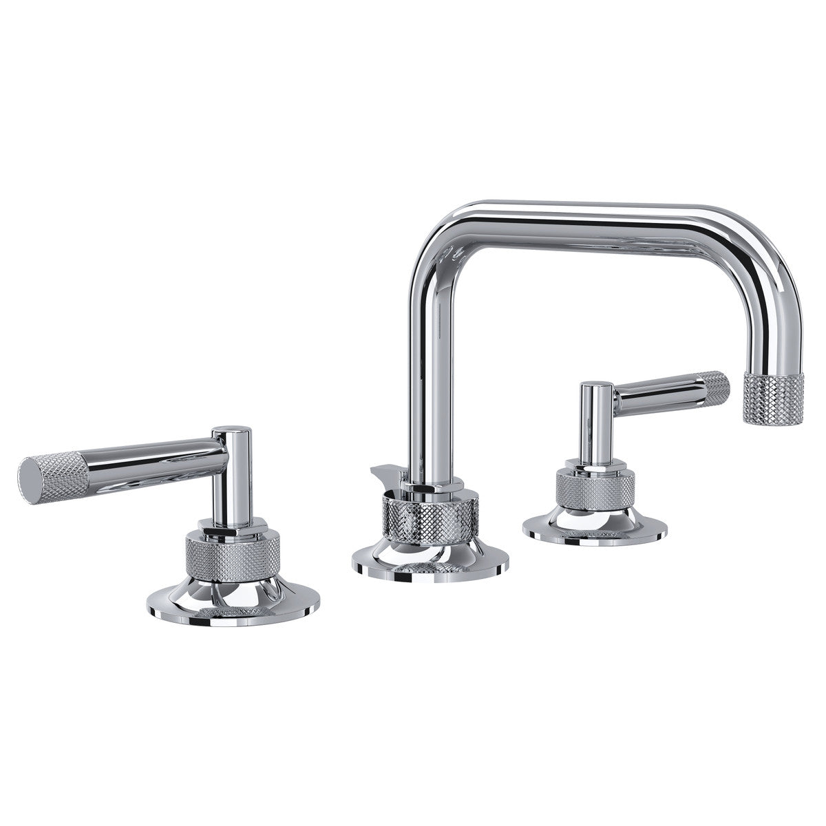 polished chrome bathroom faucet