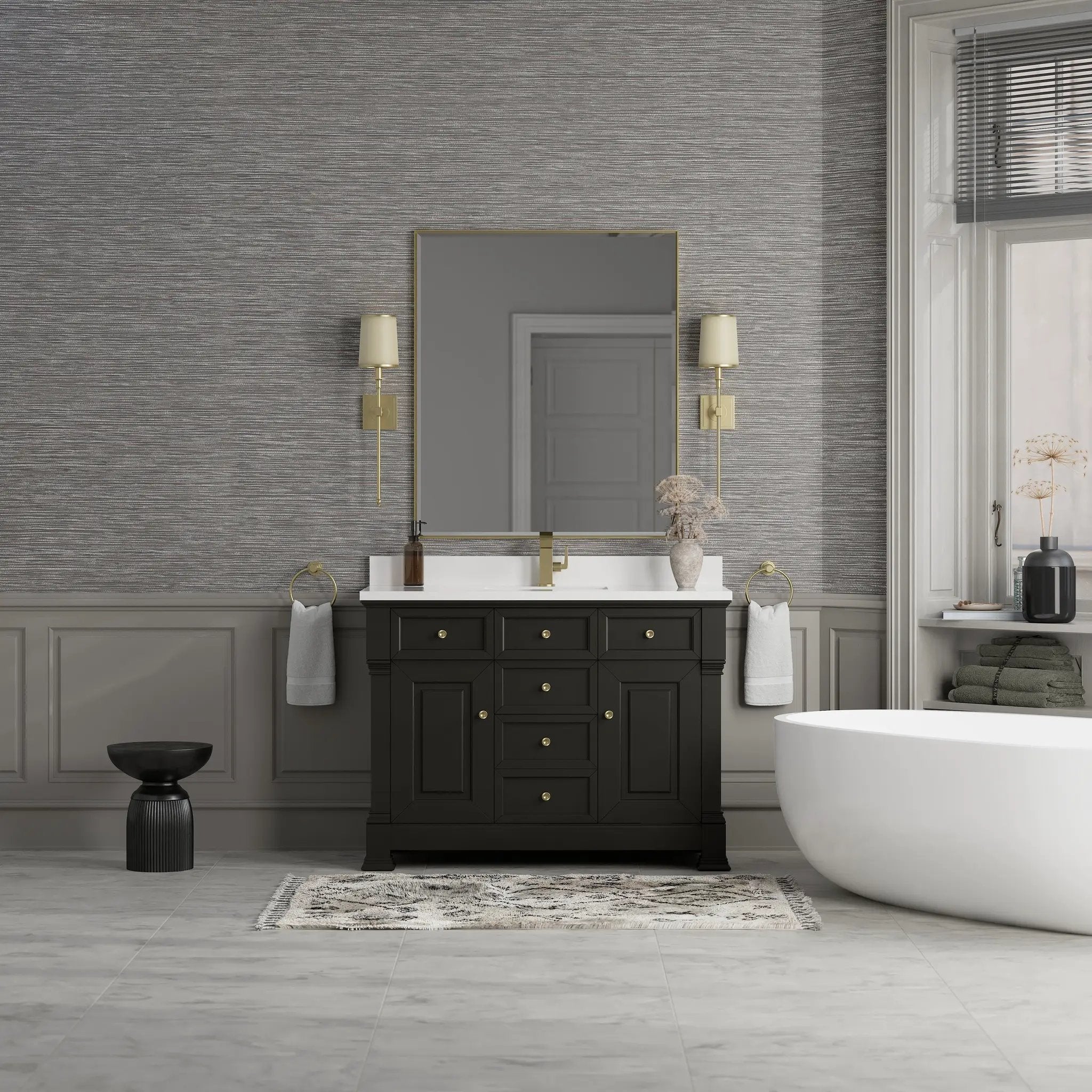 black onyx vanity
