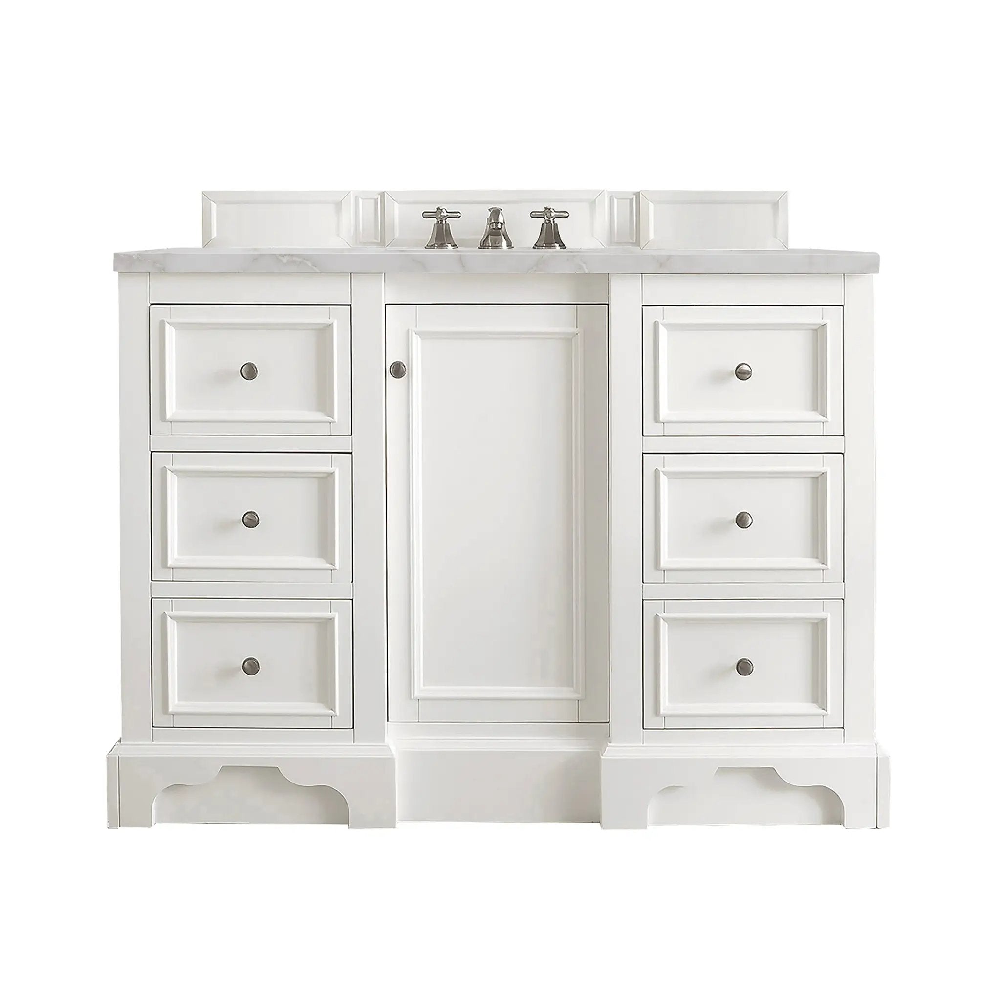 James Martin De Soto 48" Single Vanity Set - Bright White by James Martin Vanities