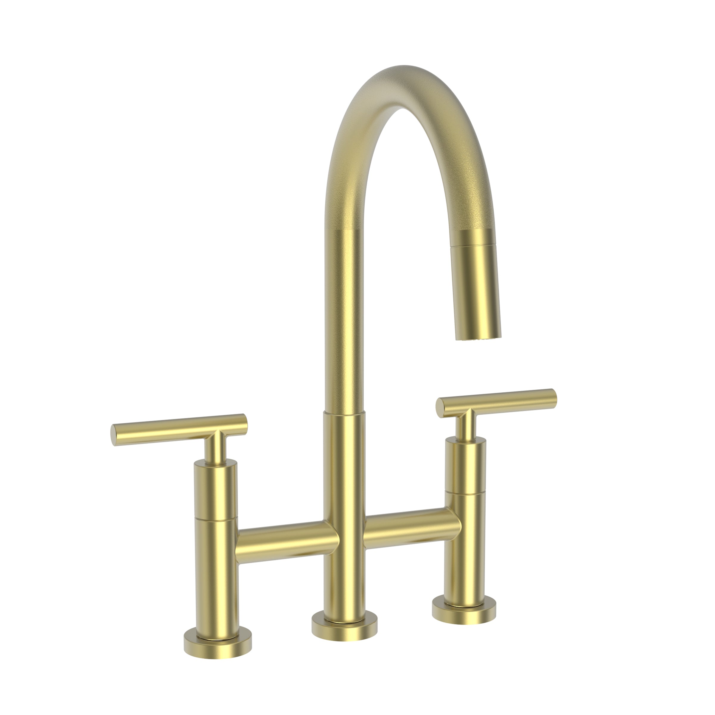 Newport Brass East Linear Kitchen Bridge Pull-Down Faucet