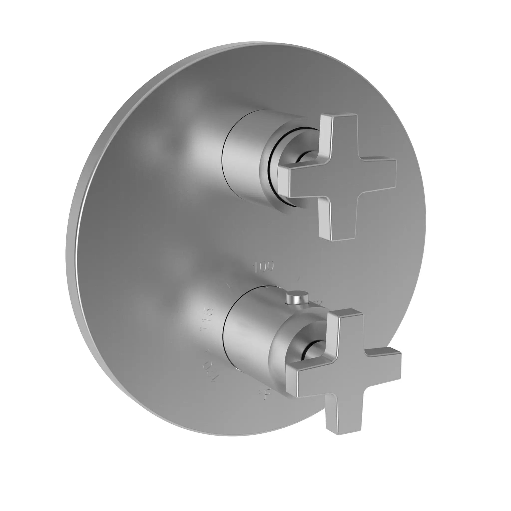Newport Brass Dorrance 1/2" Round Thermostatic Trim Plate with Handle by Newport Brass