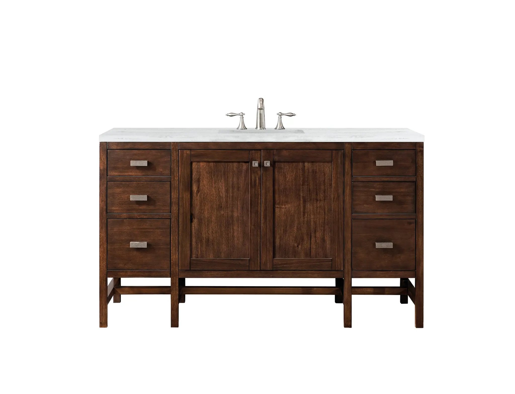James Martin Addison 60" Single Vanity Set - Mid-Century Acacia by James Martin Vanities