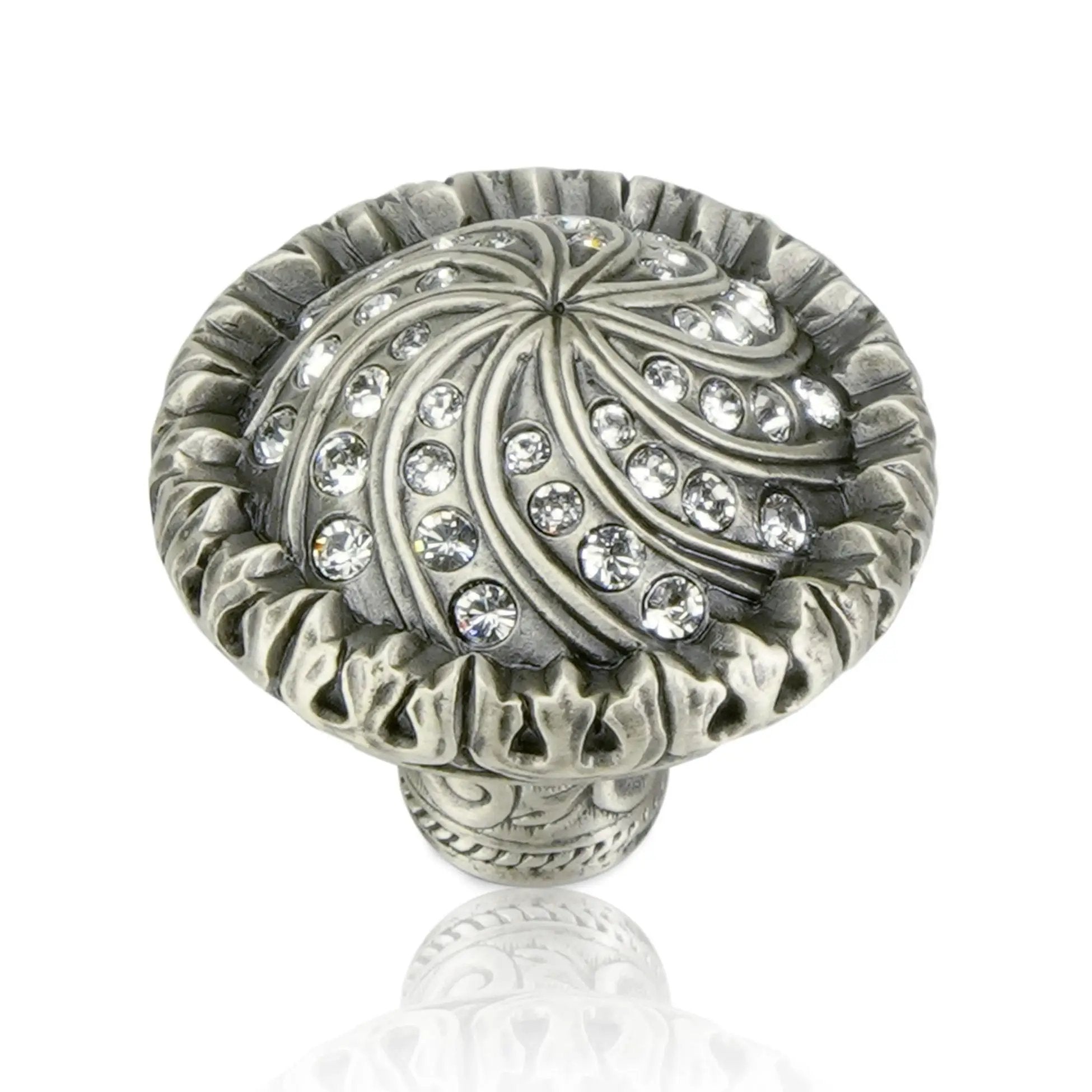 Edgar Berebi Clear Crystal Fontainebleau Knob by Edgar Berebi