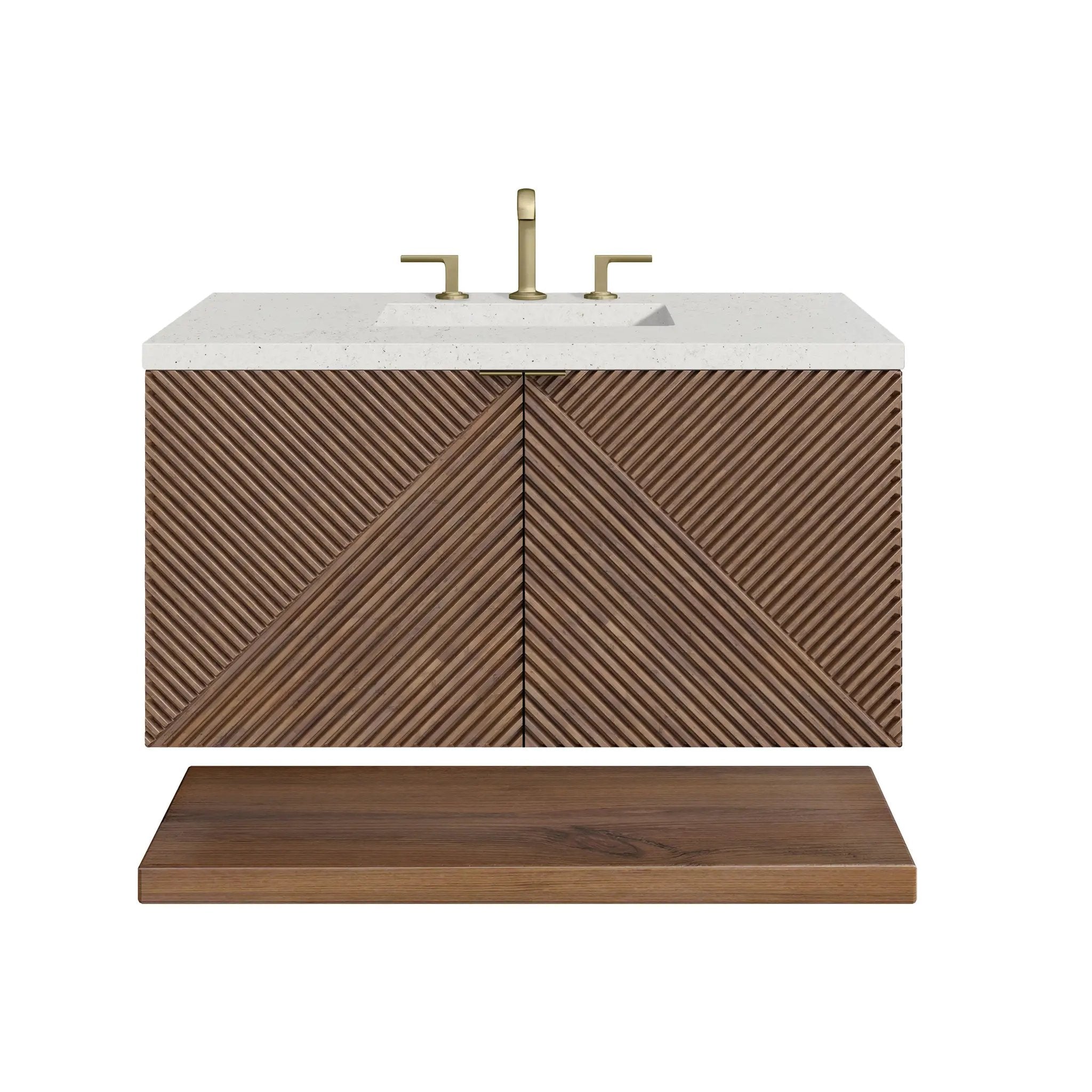 James Martin Marcello 36" Single Vanity Set - Chestnut by James Martin Vanities