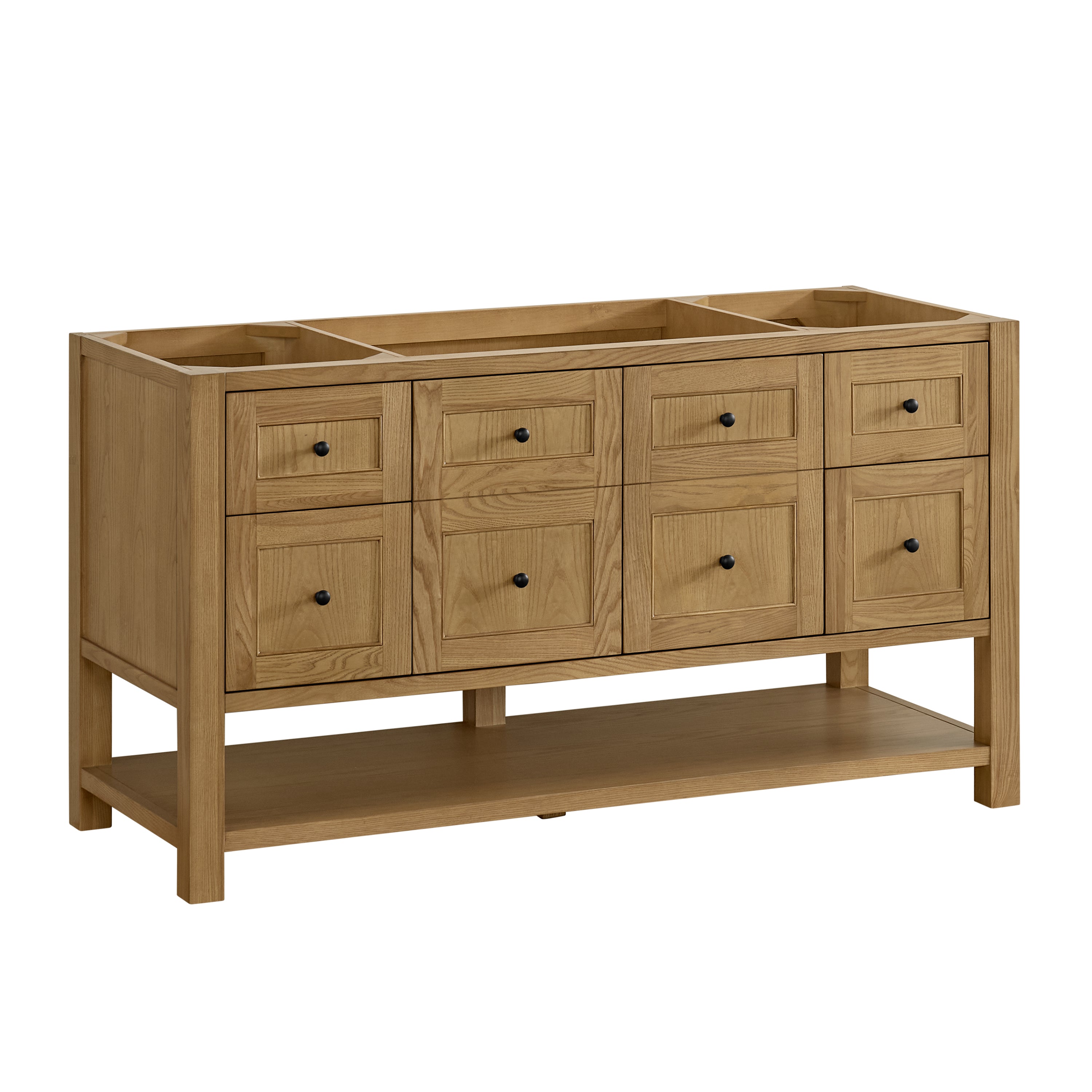 James Martin Vanities Breckenridge 60" Single Vanity - Light Natural Oak
