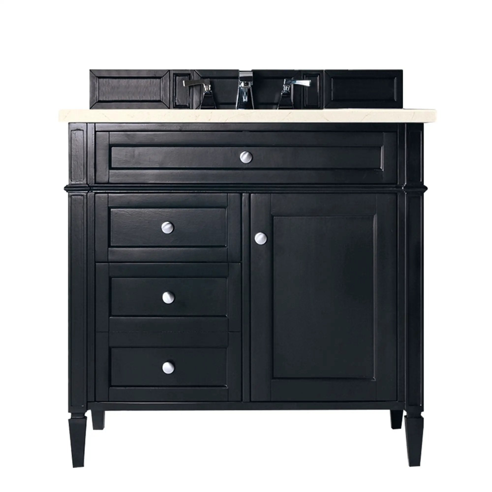 James Martin Brittany 36" Single Vanity Set - Black Onyx by James Martin Vanities