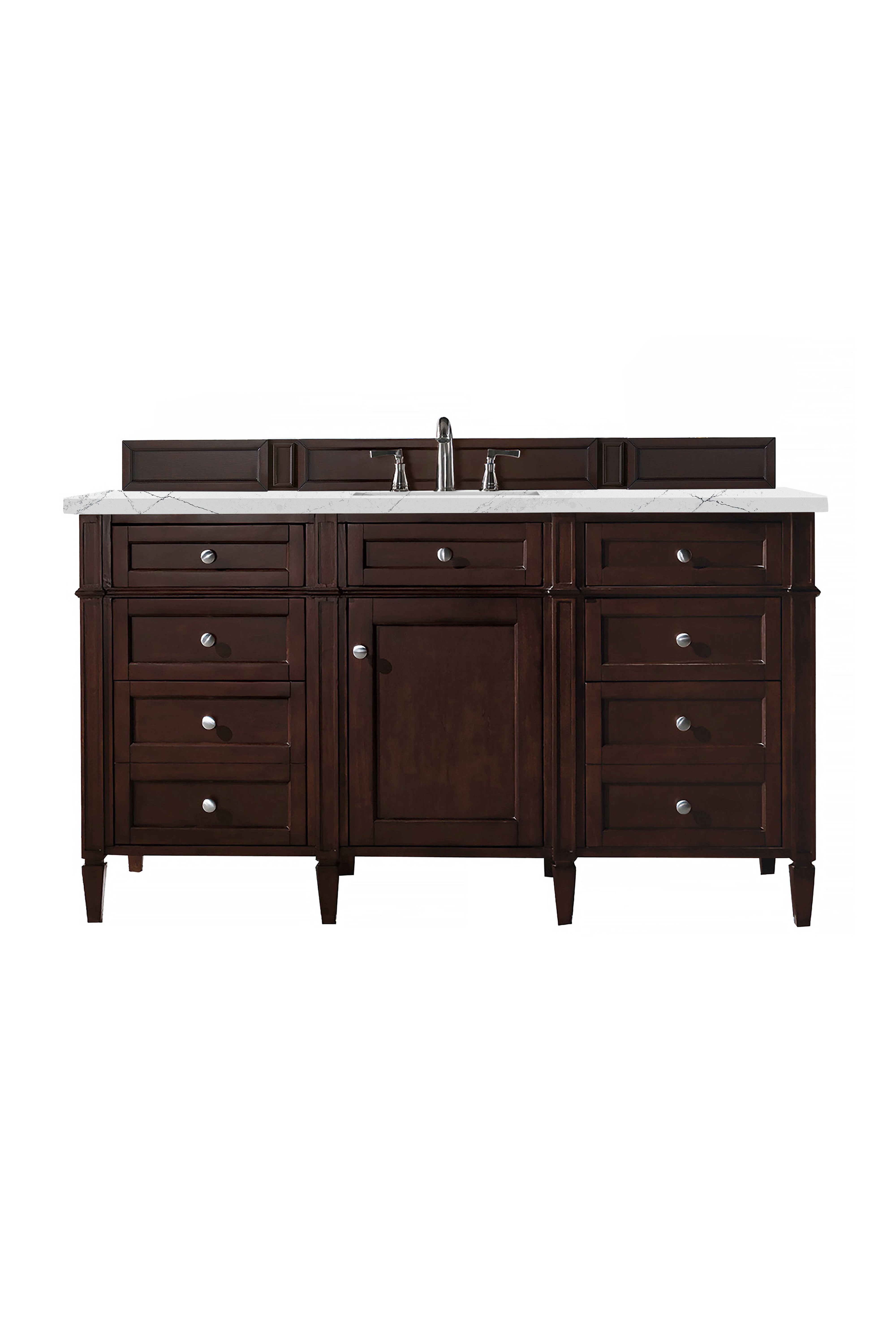 James Martin Brittany 60" Single Vanity Set - Burnished Mahogany by James Martin Vanities