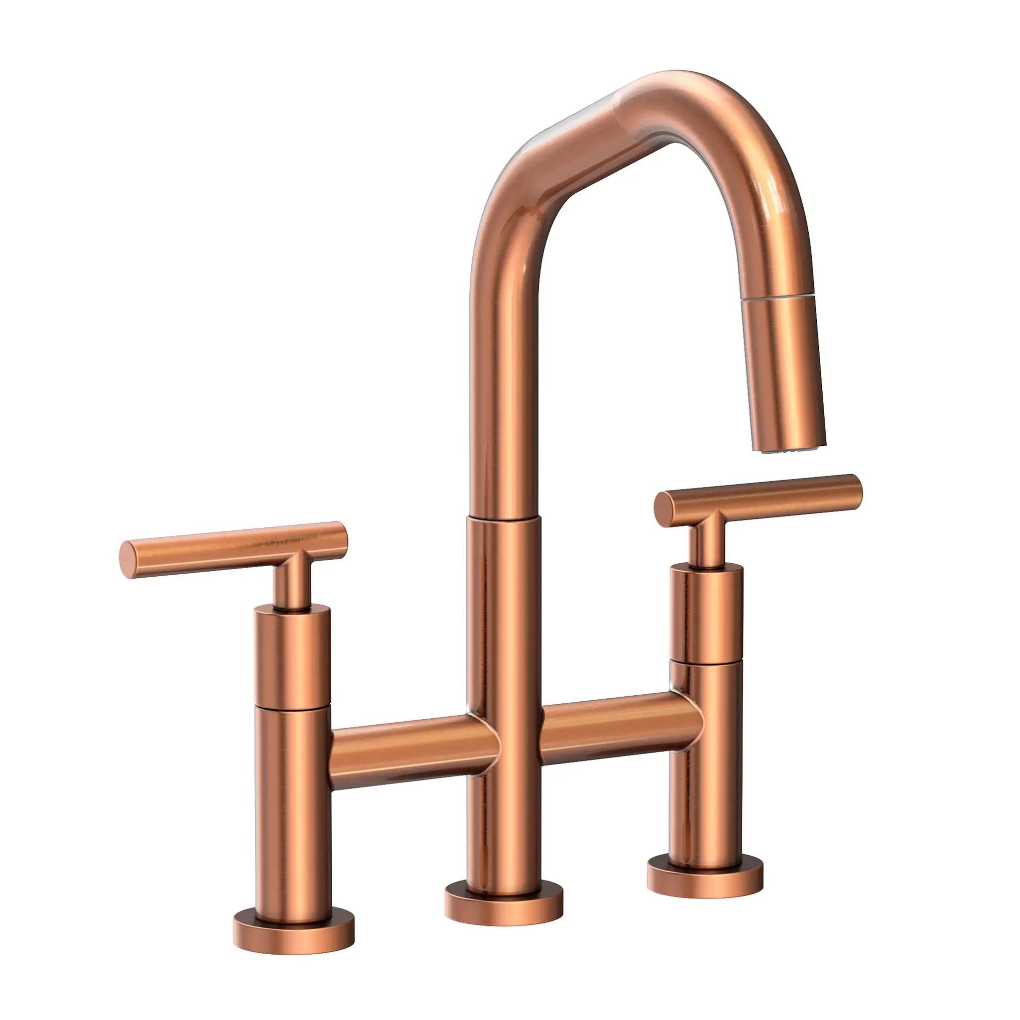 Newport Brass East Square Kitchen Bridge Pull-Down Faucet by Newport Brass