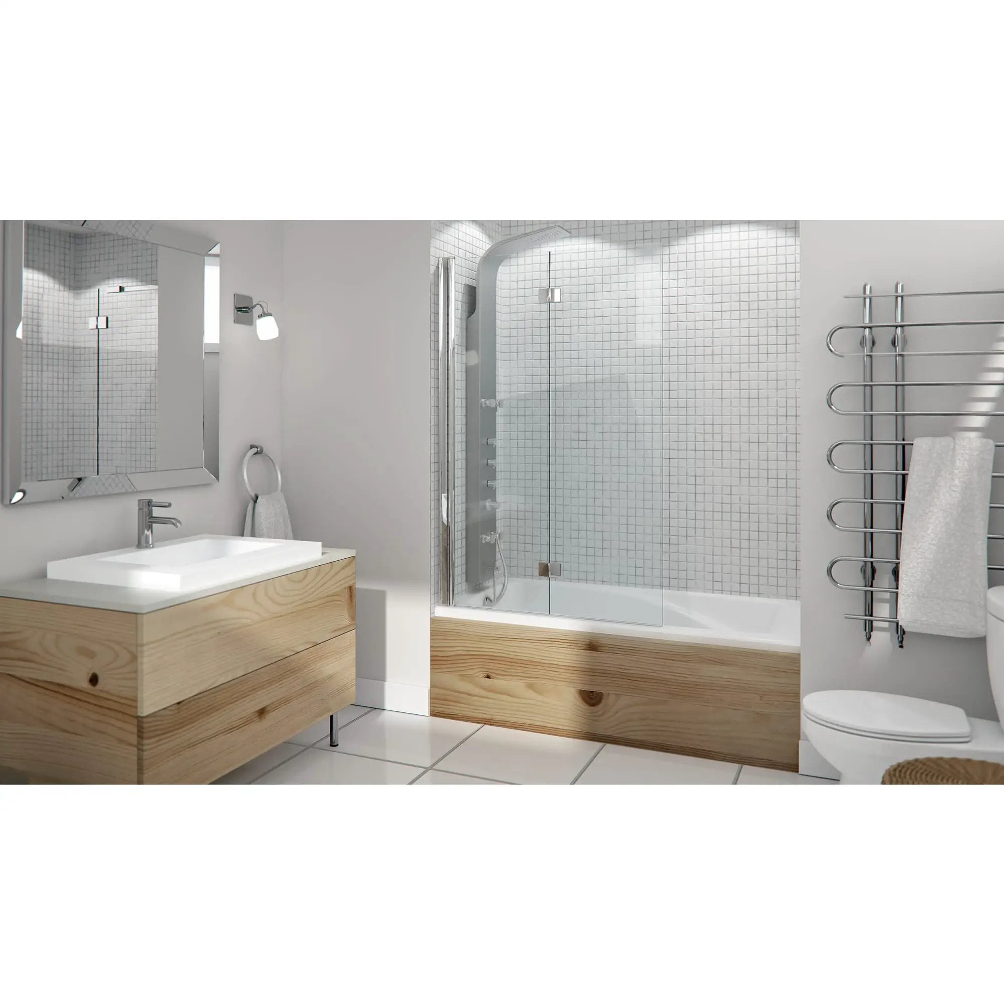 white bathtub