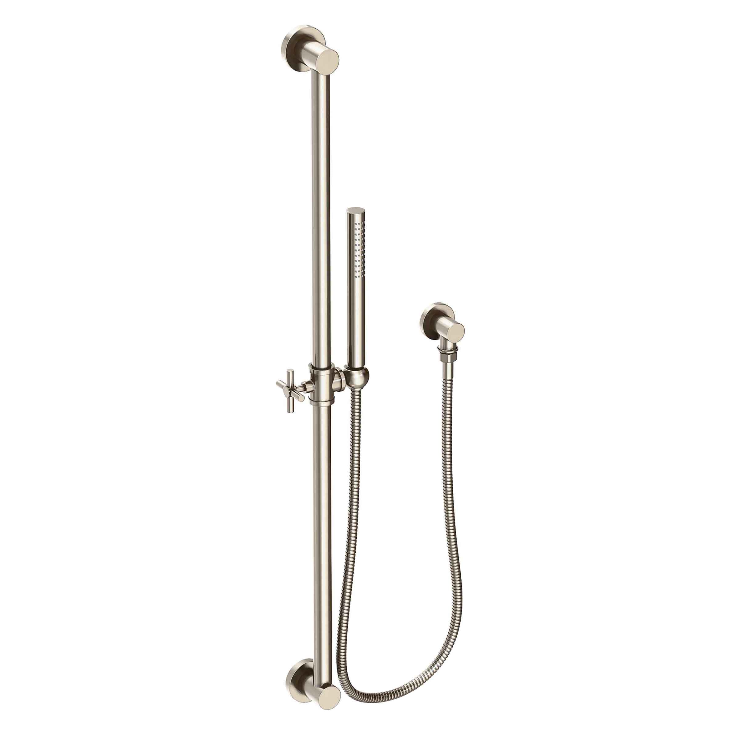 Newport Brass Tub & Shower Slide Bar with Single Function Hand Shower Set