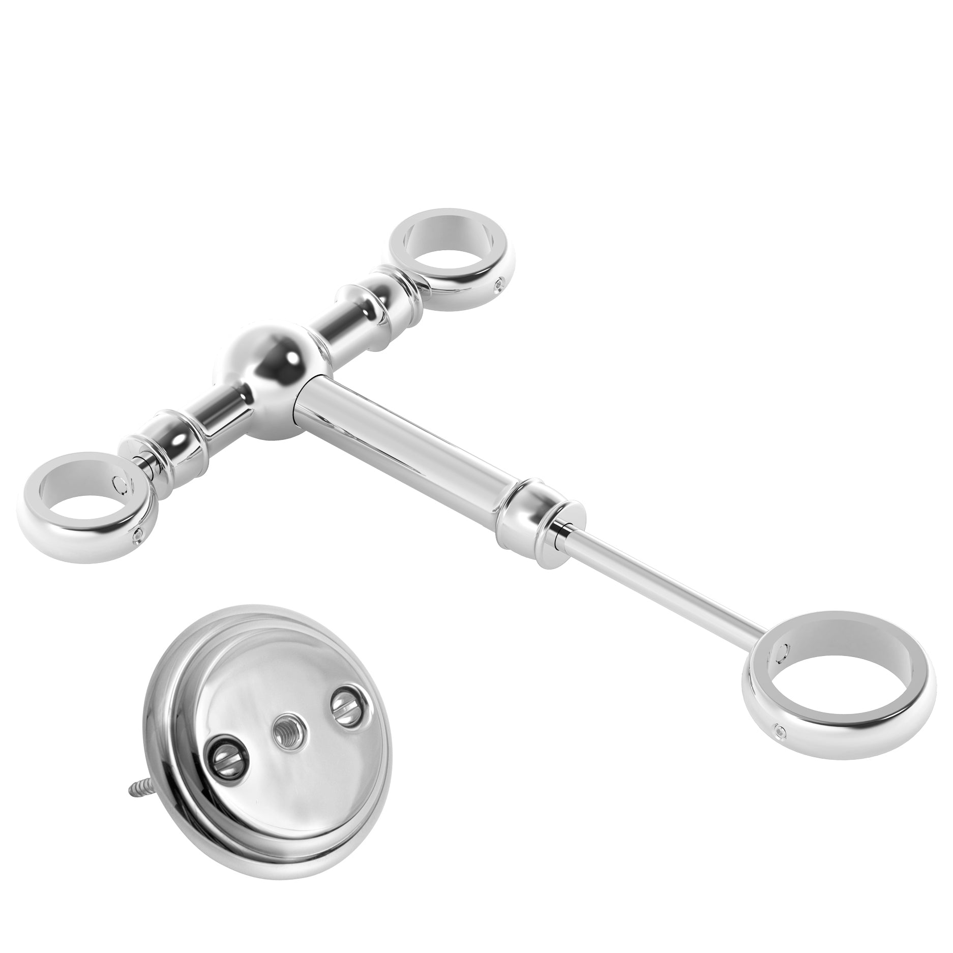 polished chrome stablizer kit