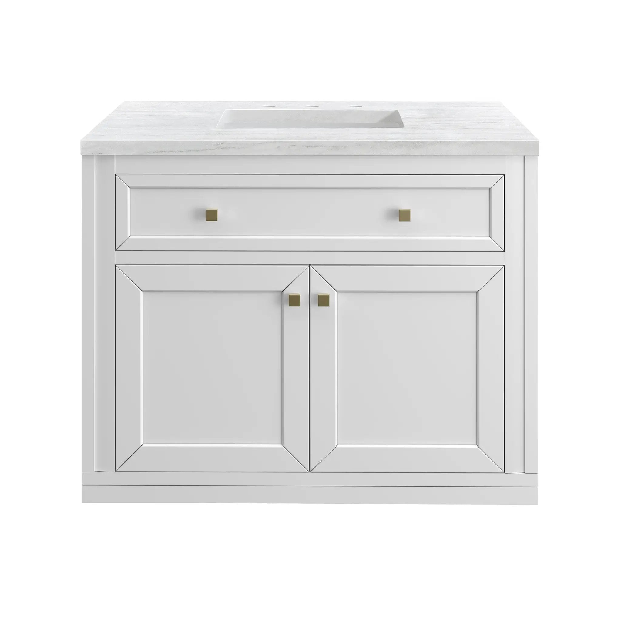 James Martin Chicago 36" Single Vanity Set - Glossy White by James Martin Vanities
