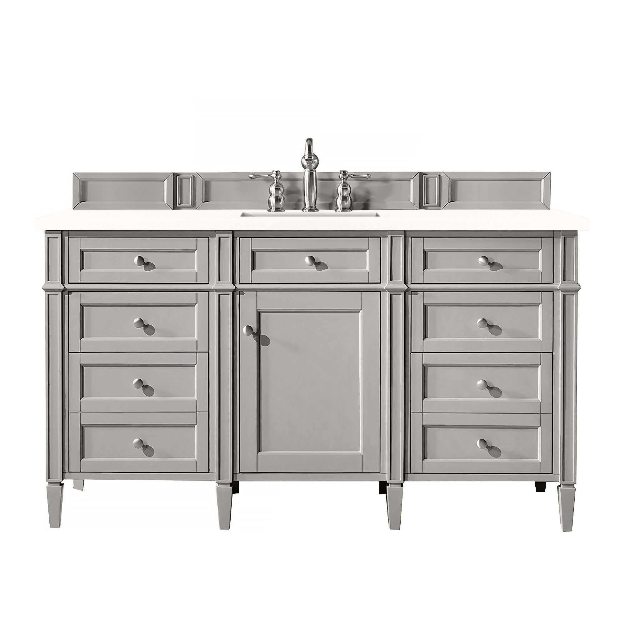 James Martin Vanities Brittany 60" Single Vanity - Urban Gray