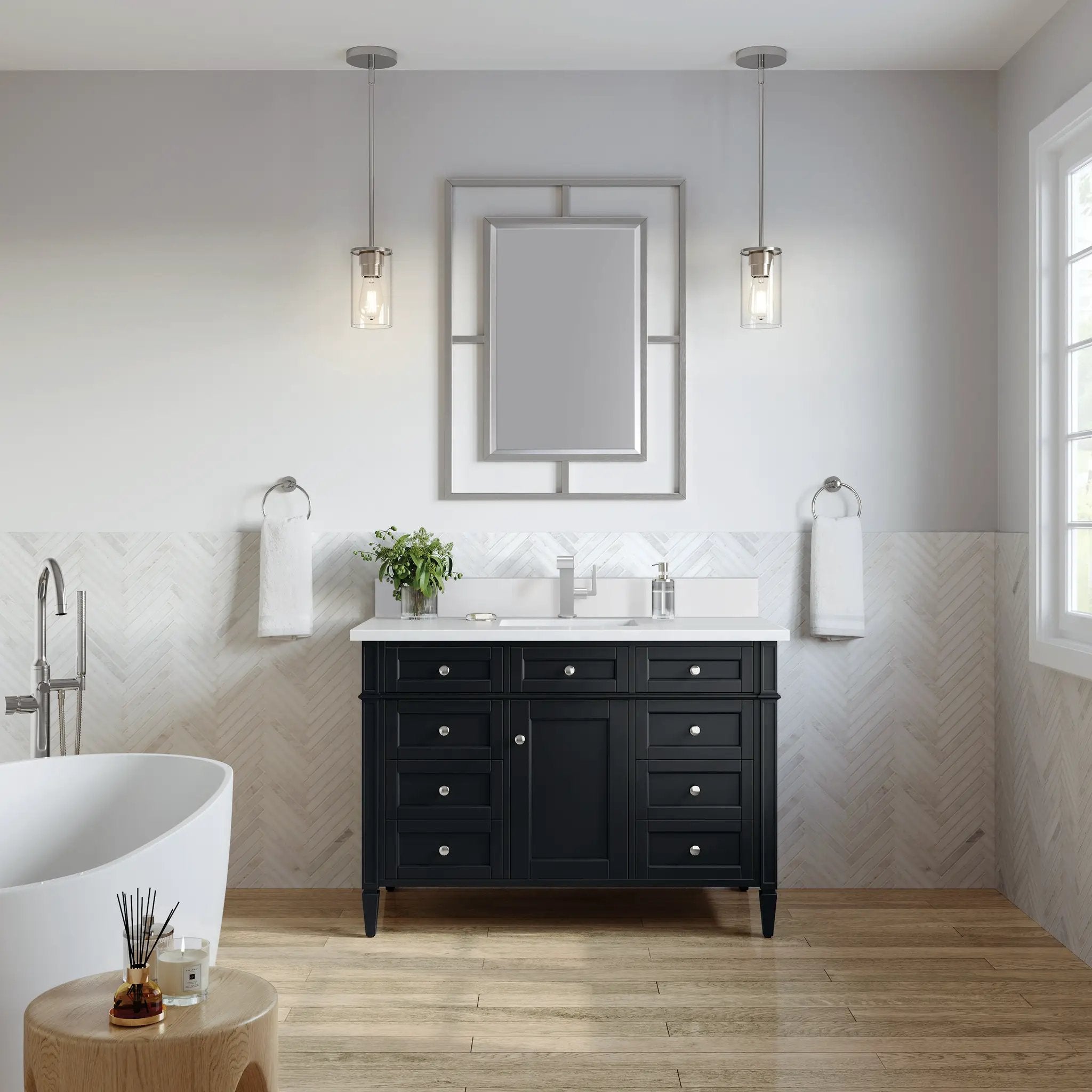 black onyx vanity
