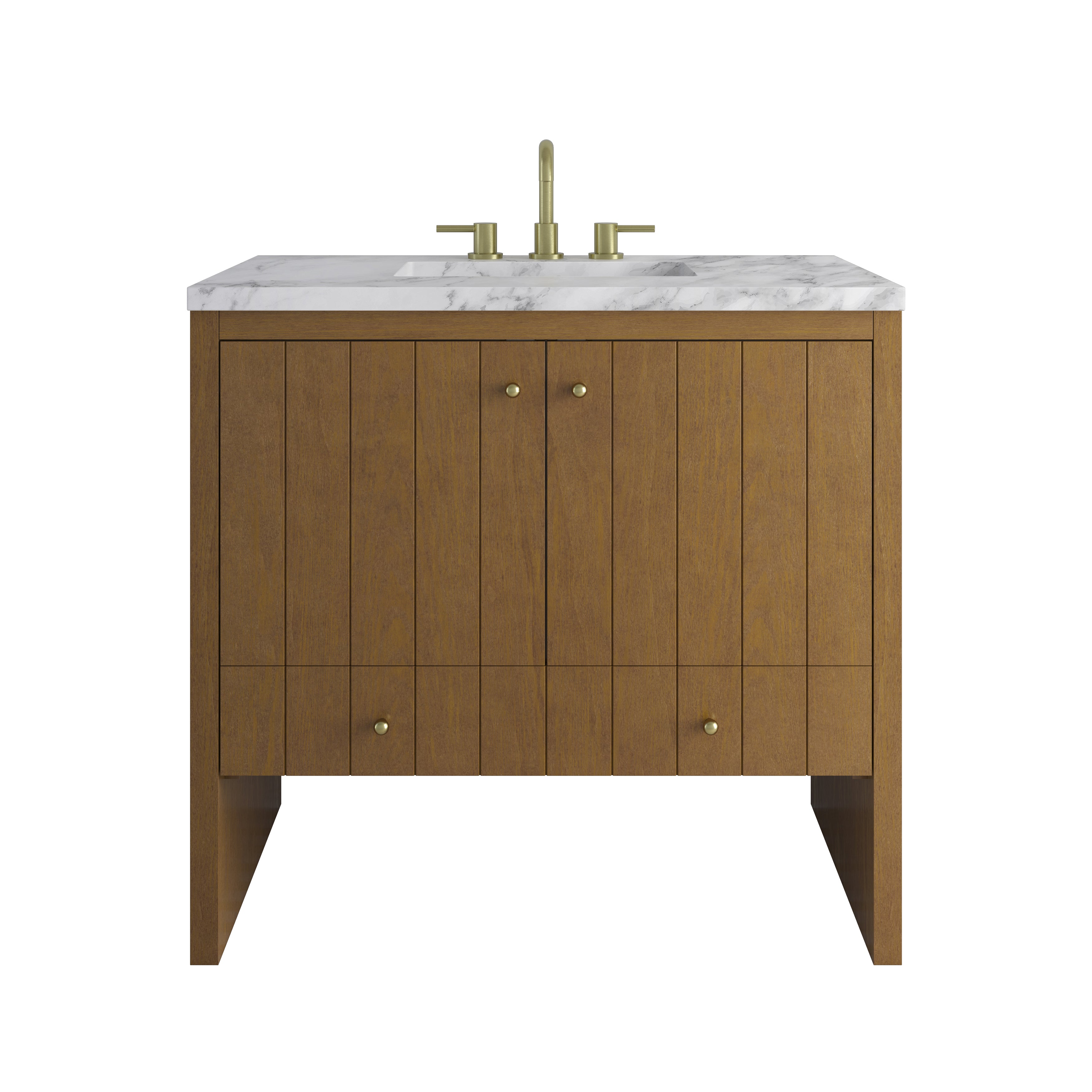 James Martin Hudson 36" Single Vanity Set - Honey Oak by James Martin Vanities