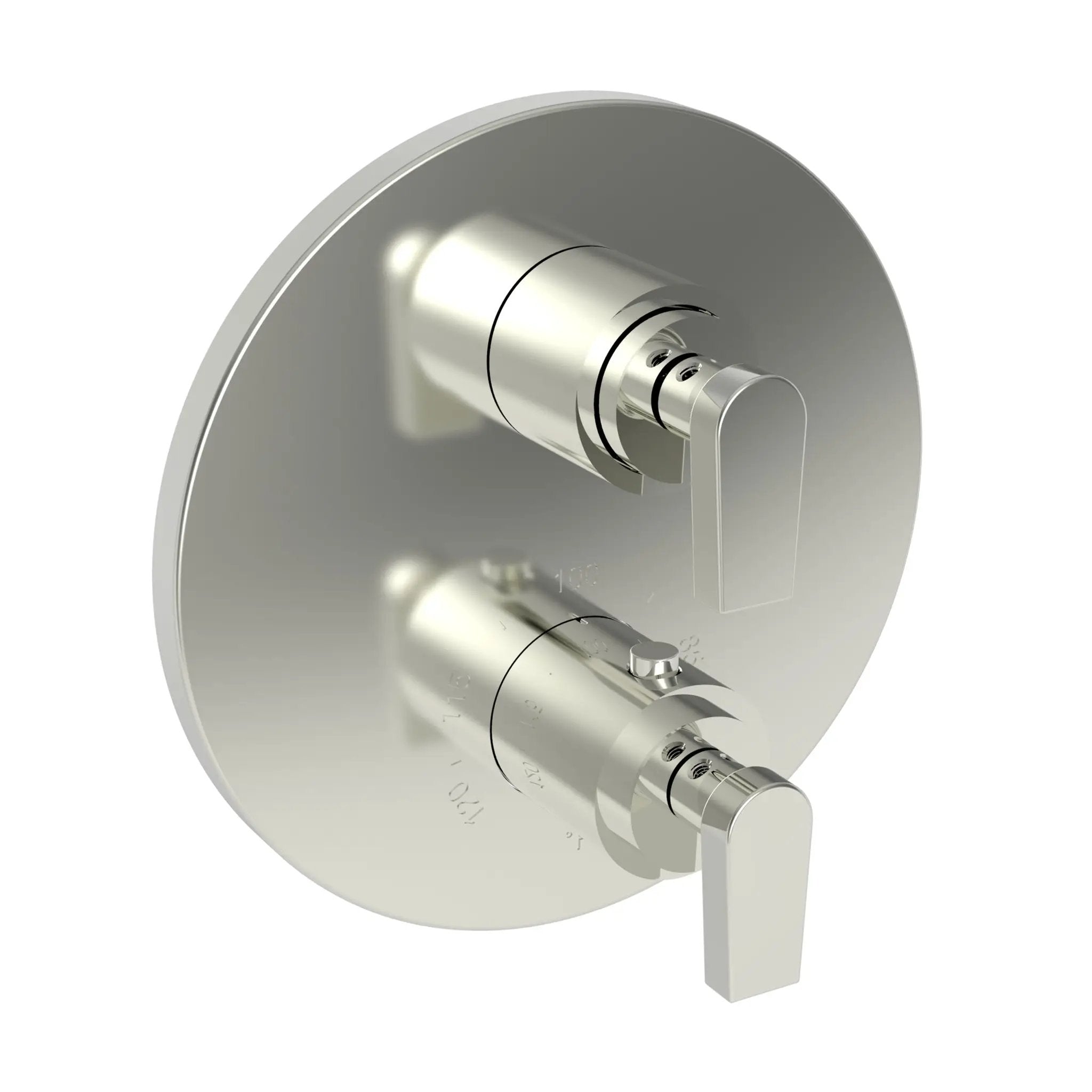 Newport Brass Dorrance 1/2" Round Thermostatic Trim Plate with Handle by Newport Brass