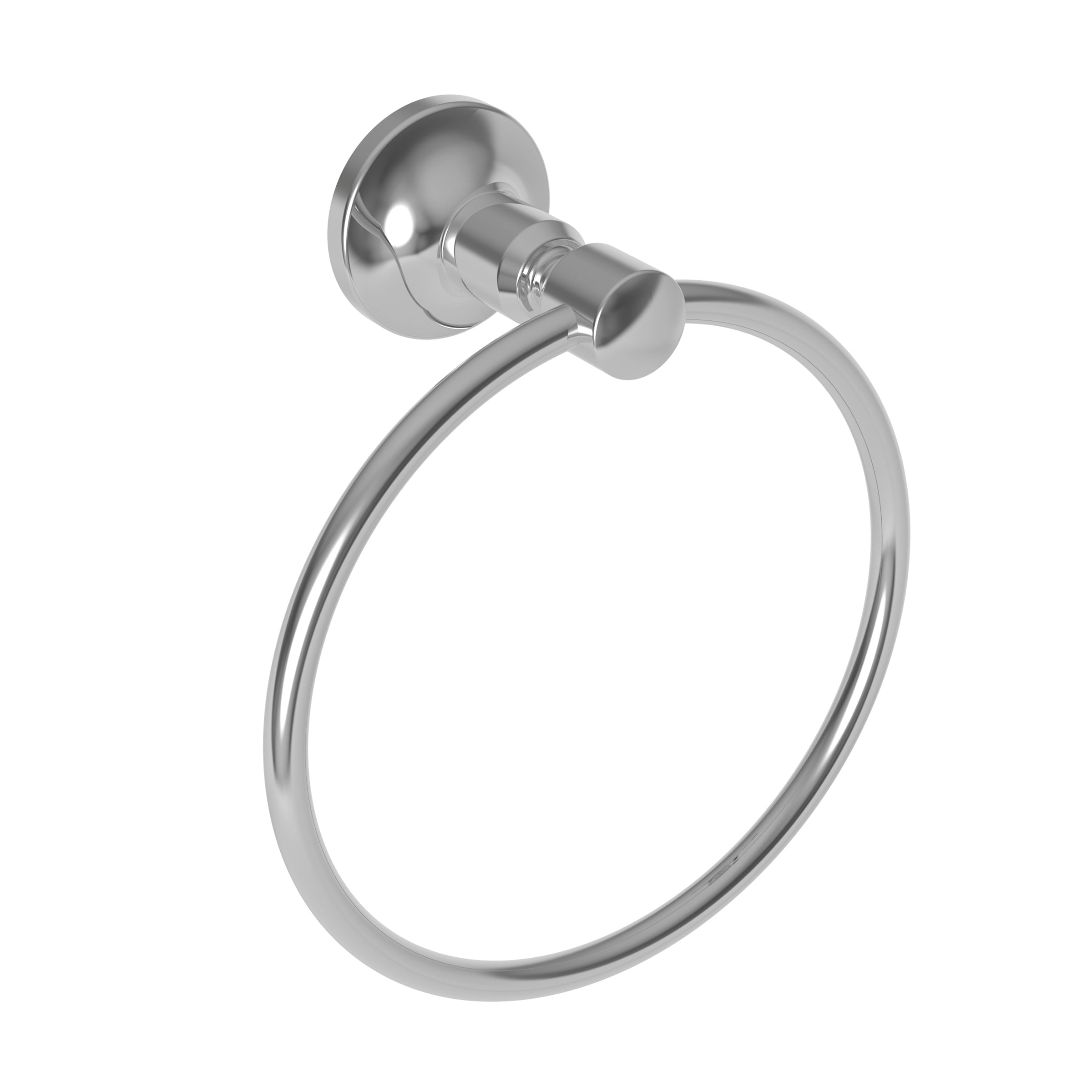 polished chrome towel ring
