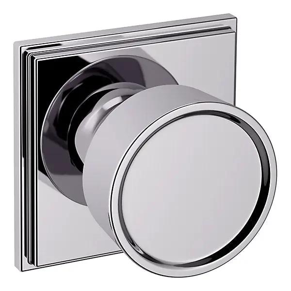 polished chrome knob
