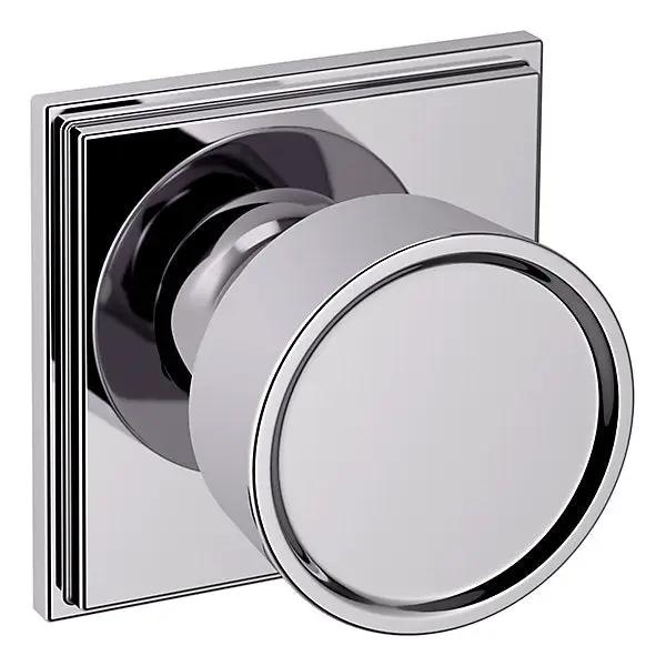 Baldwin Hollywood Hills Knob with R050 Rose by Baldwin
