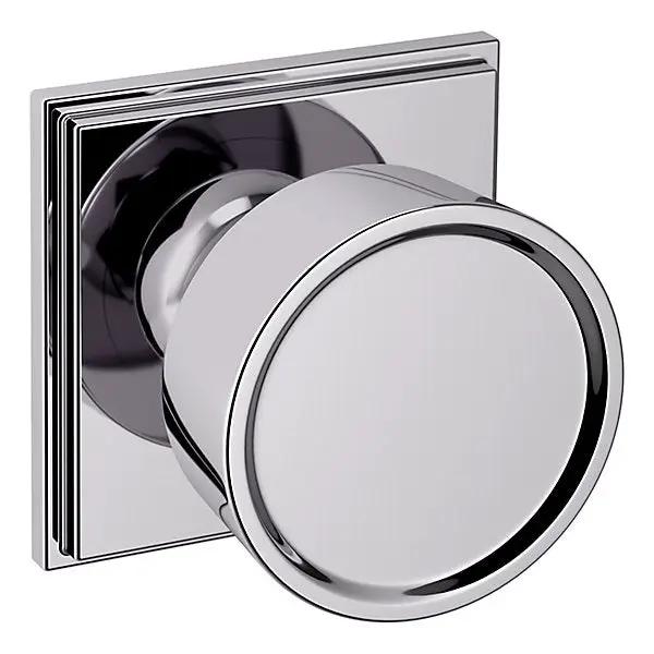 polished chrome knob