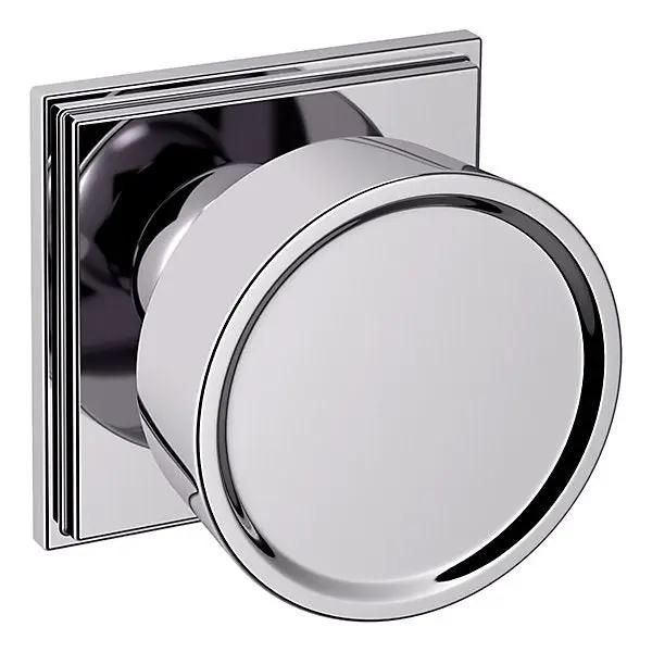 Baldwin Hollywood Hills Knob with R050 Rose by Baldwin