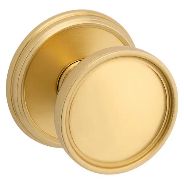 Baldwin Tulip Knob with 5078 Rose by Baldwin