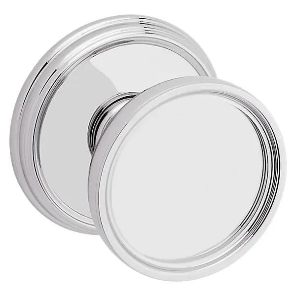 polished chrome knob