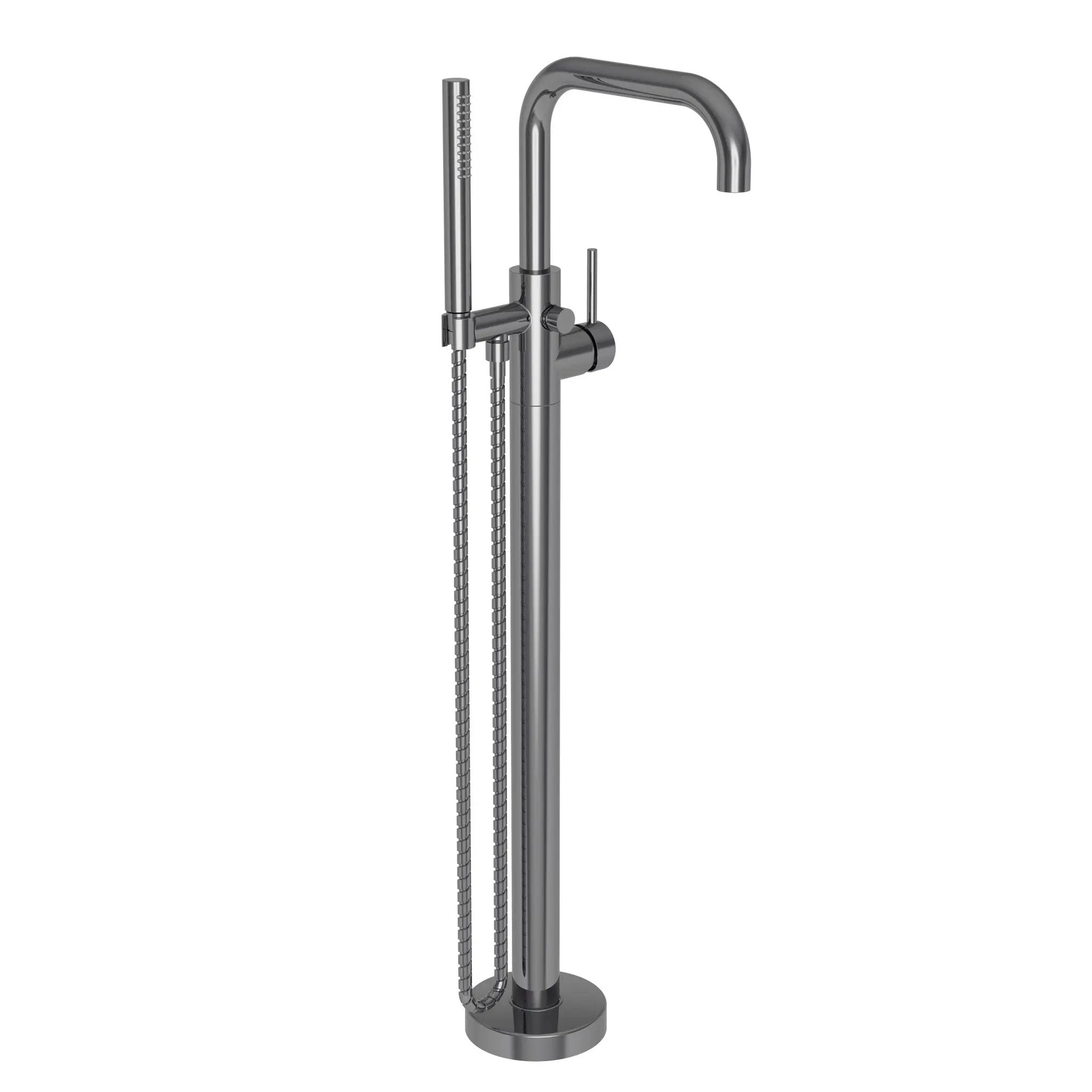 Newport Brass East Square Exposed Tub and Hand Shower Set - Free Standing by Newport Brass