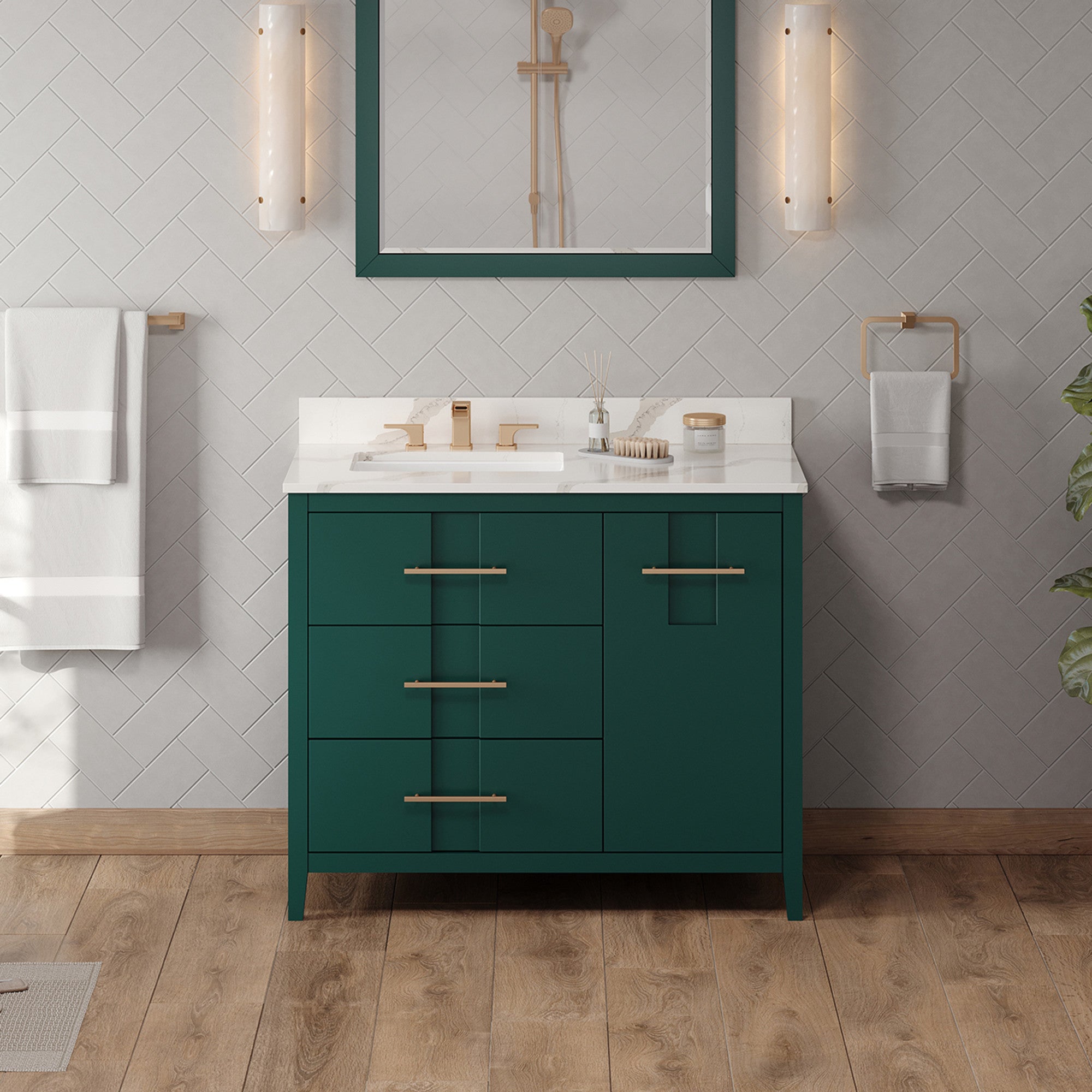 Jeffrey Alexander 42" Katara Vanity Set by Jeffrey Alexander