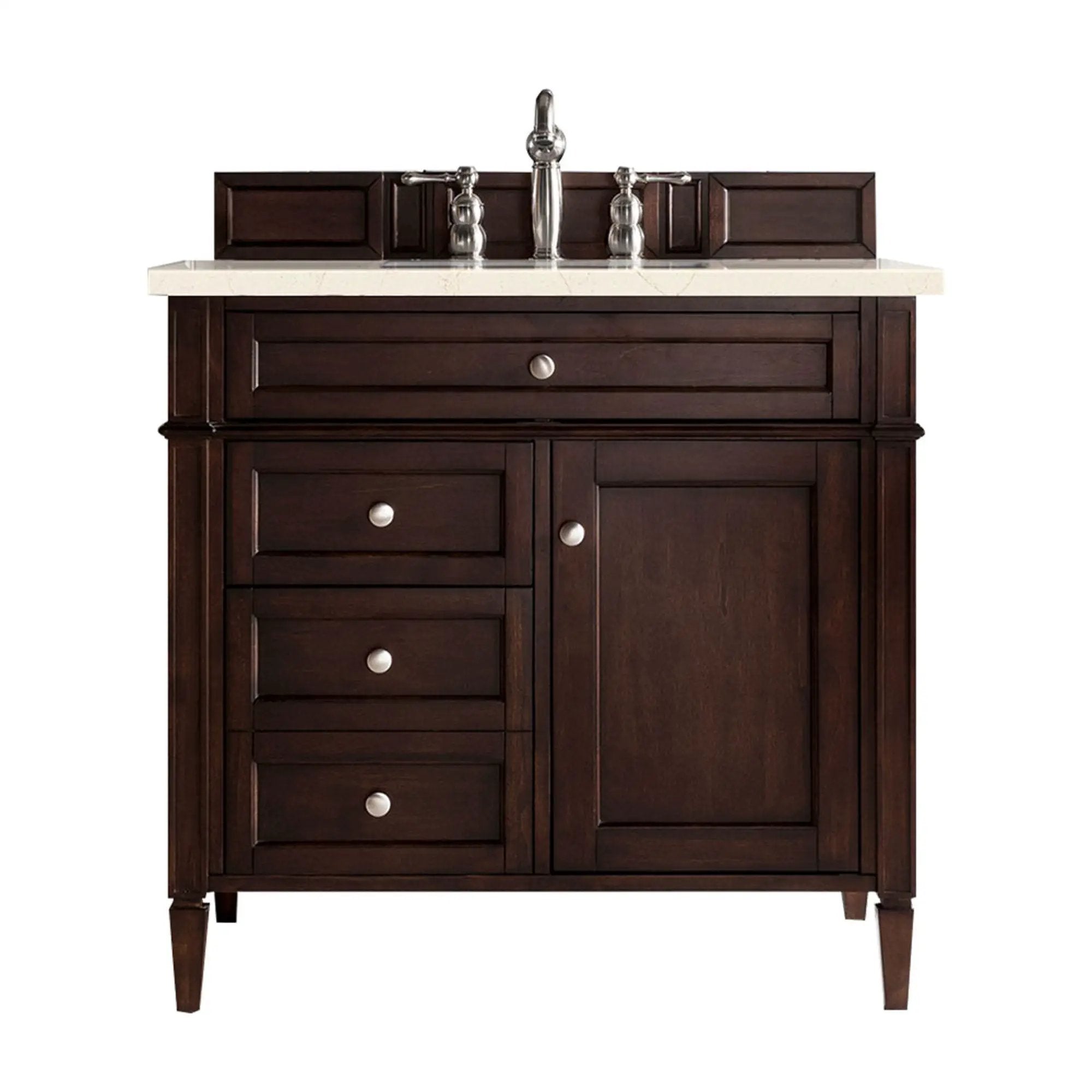 James Martin Brittany 36" Single Vanity Set - Burnished Mahogany by James Martin Vanities