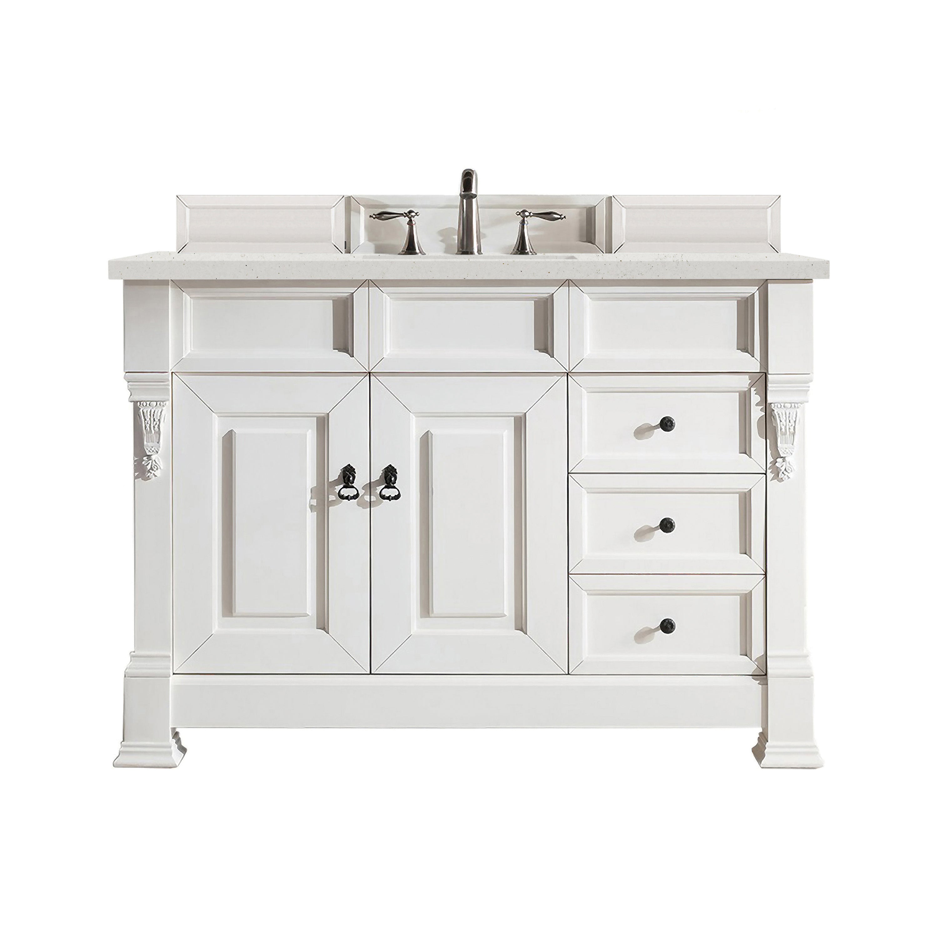 James Martin Vanities Brookfield 48" Single Vanity - Bright White