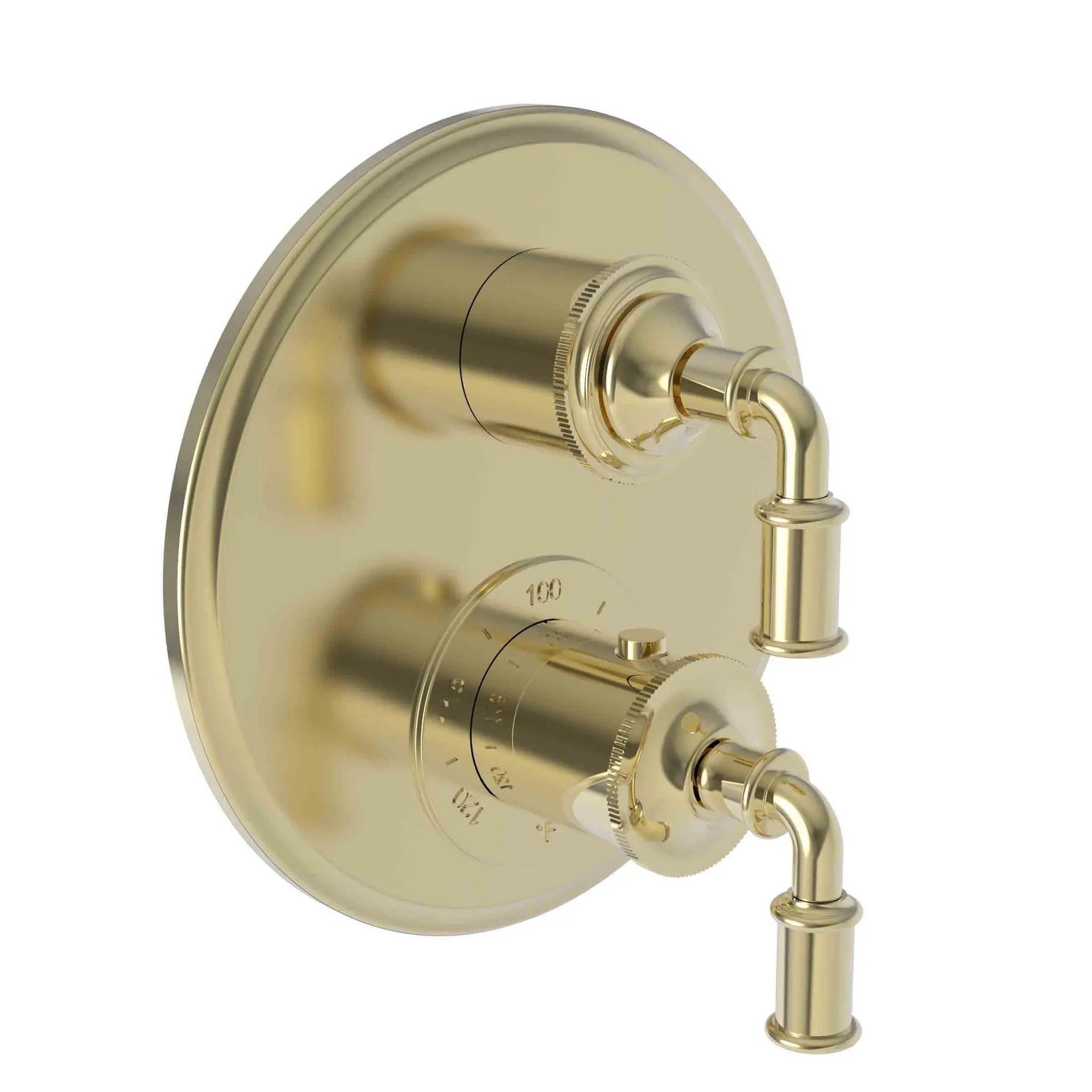 Newport Brass Taft 1/2" Round Thermostatic Trim Plate with Handle by Newport Brass