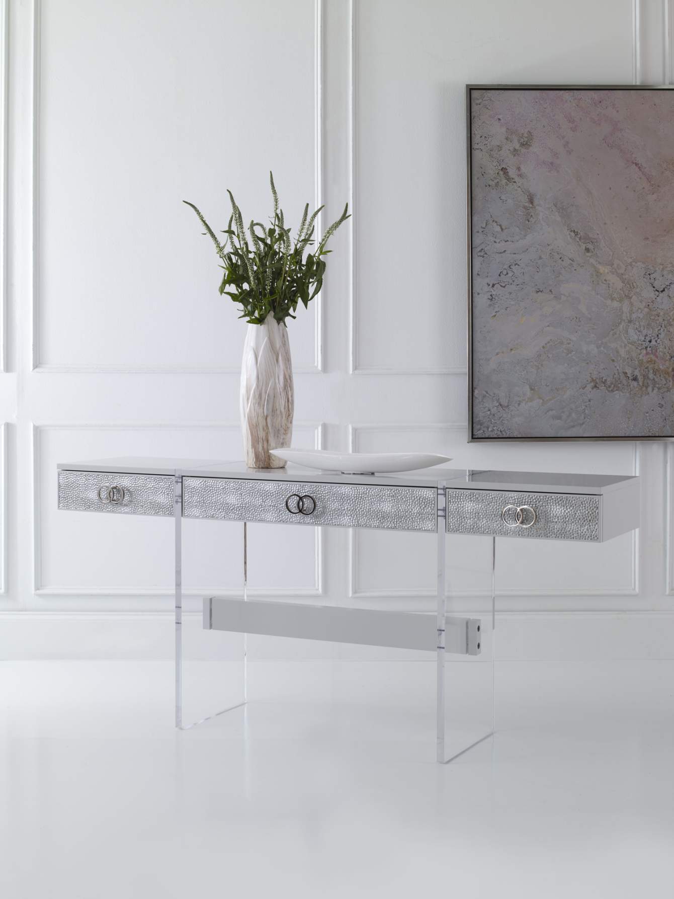 polished nickel pull