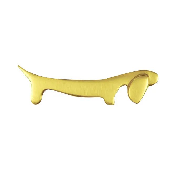 satin brass pull
