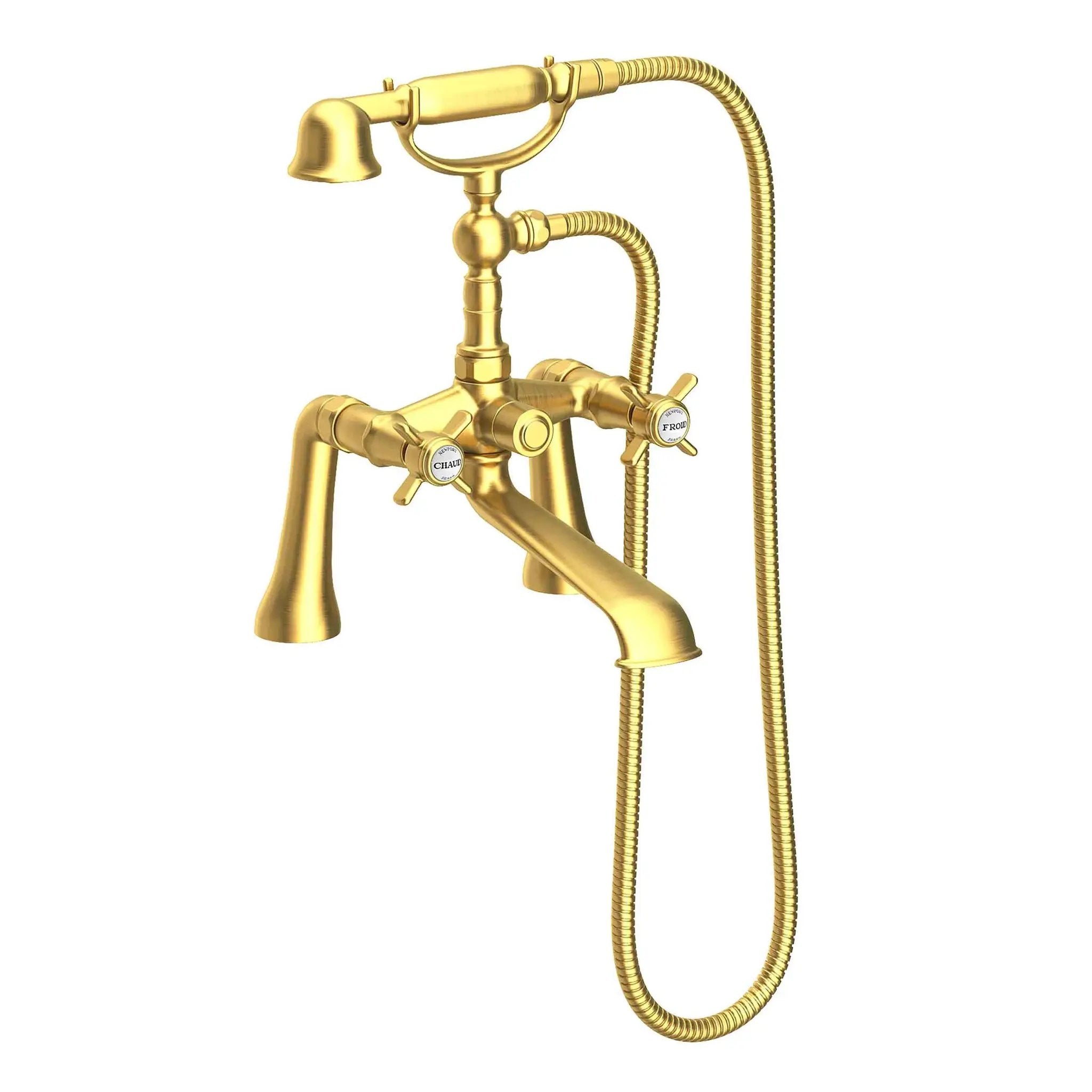 Newport Brass Fairfield Exposed Tub & Hand Shower Set - Deck Mount by Newport Brass