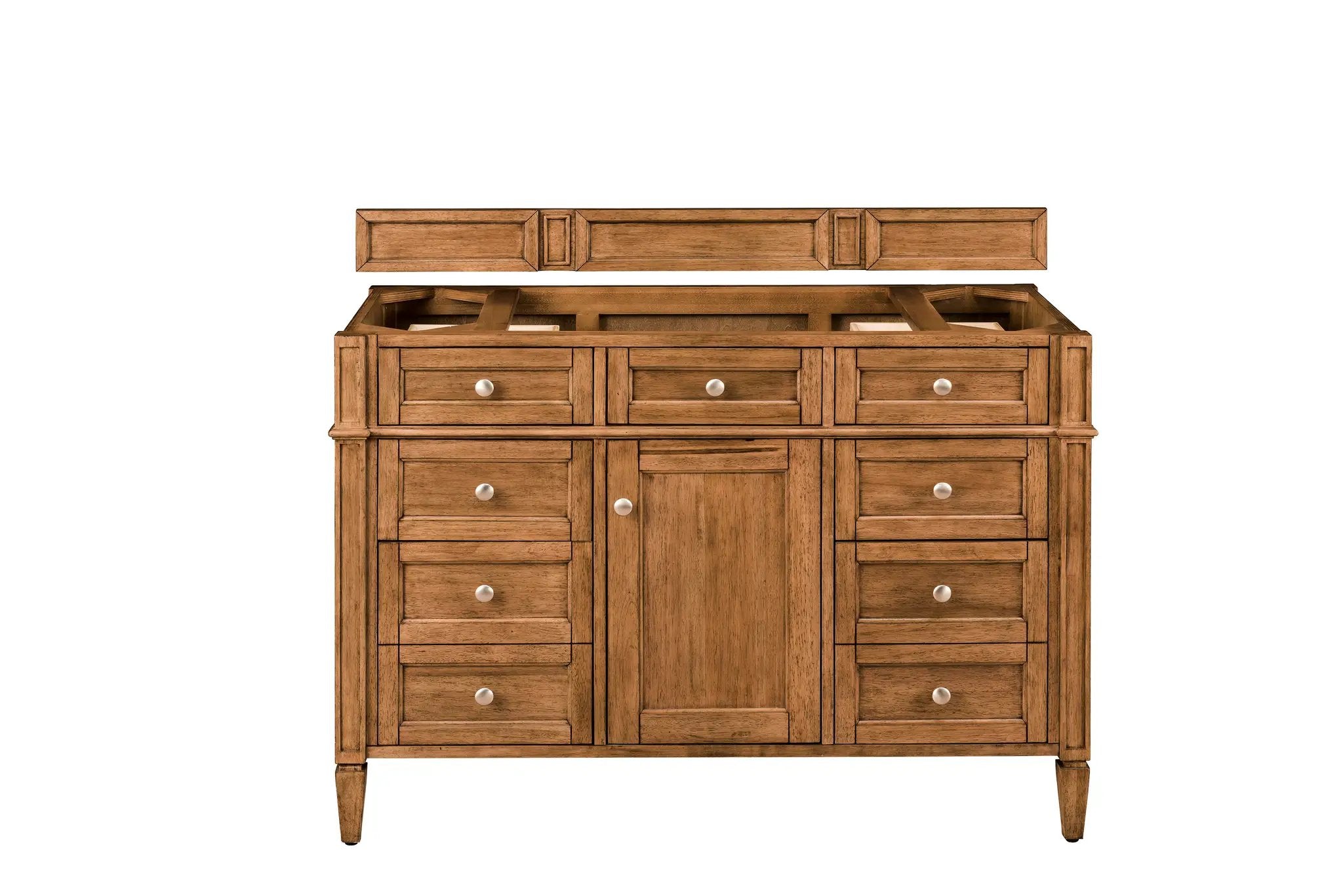 saddle brown vanity