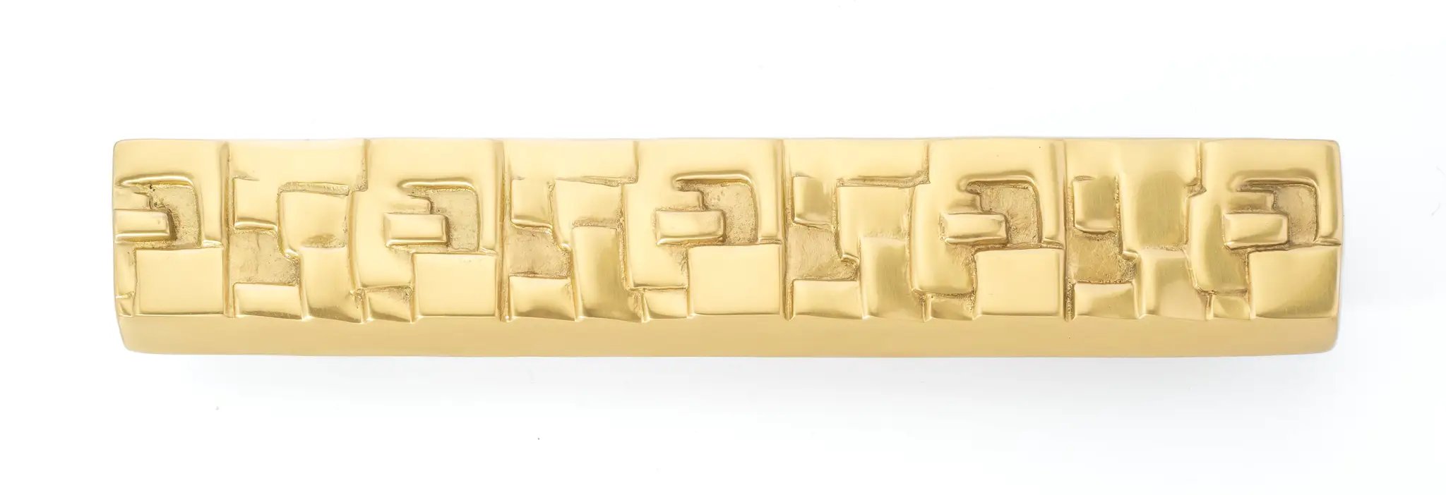 satin brass pull