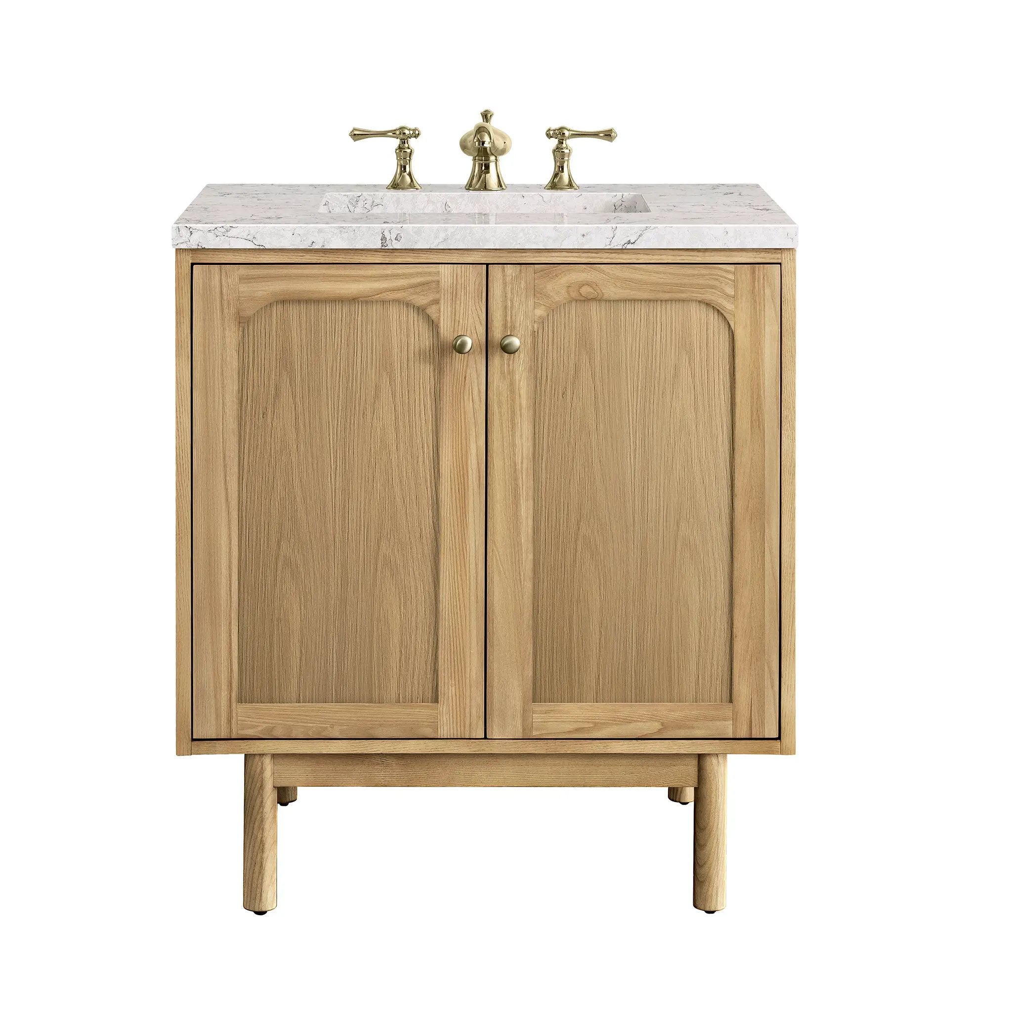 James Martin Laurent 30" Single Vanity Set - Light Natural Oak by James Martin Vanities
