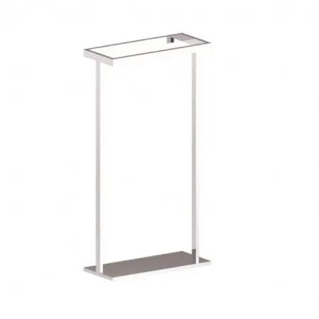 polished chrome towel rail