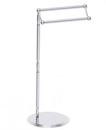 polished chrome towel rail