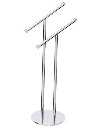 polished chrome double rail