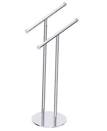 polished chrome double rail