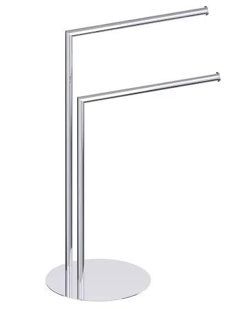 polished chrome towel rail
