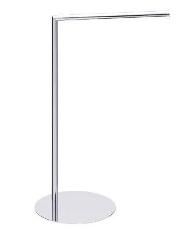 polished chrome towel rail