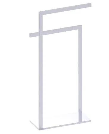 polished chrome towel rail