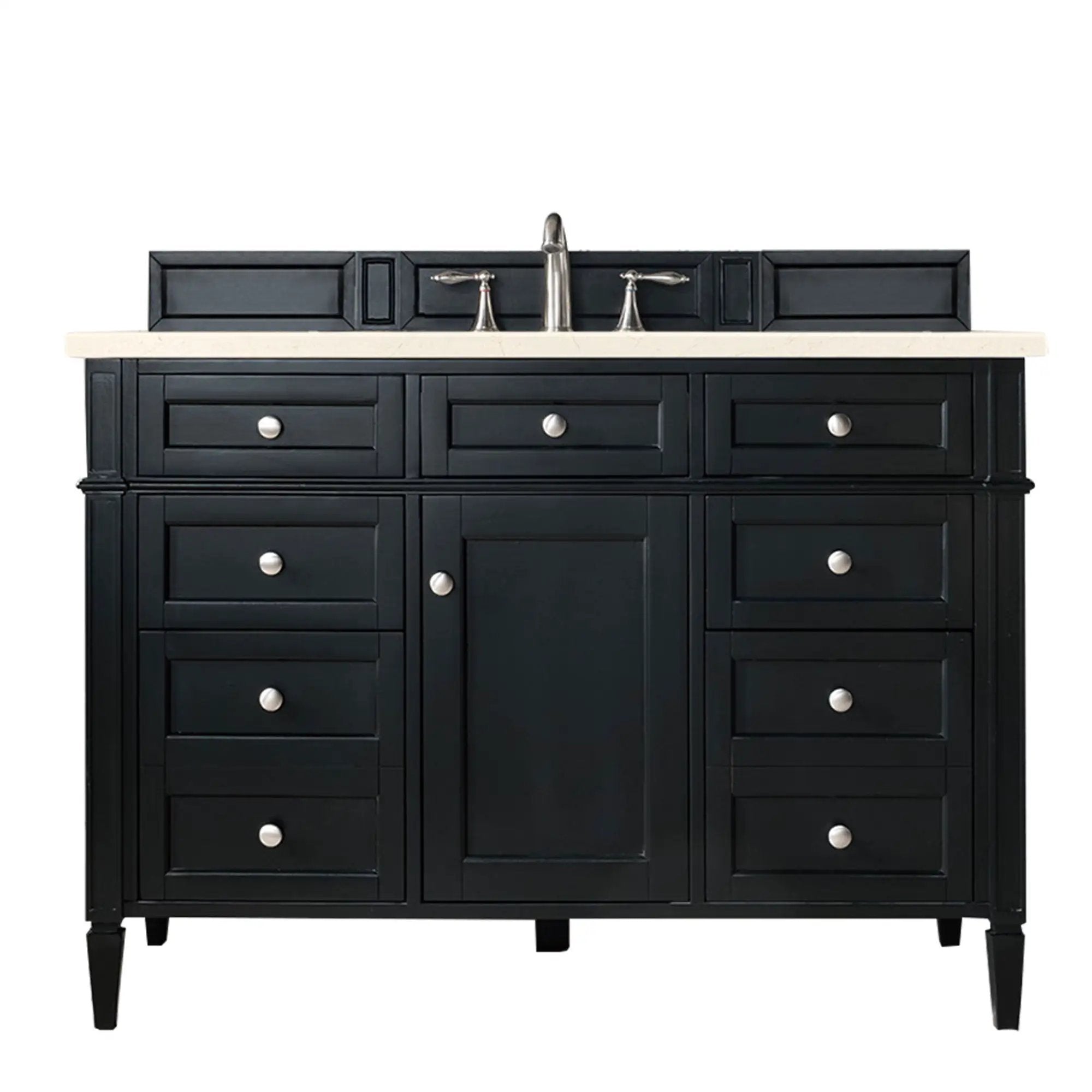 James Martin Brittany 48" Single Vanity Set - Black Onyx by James Martin Vanities