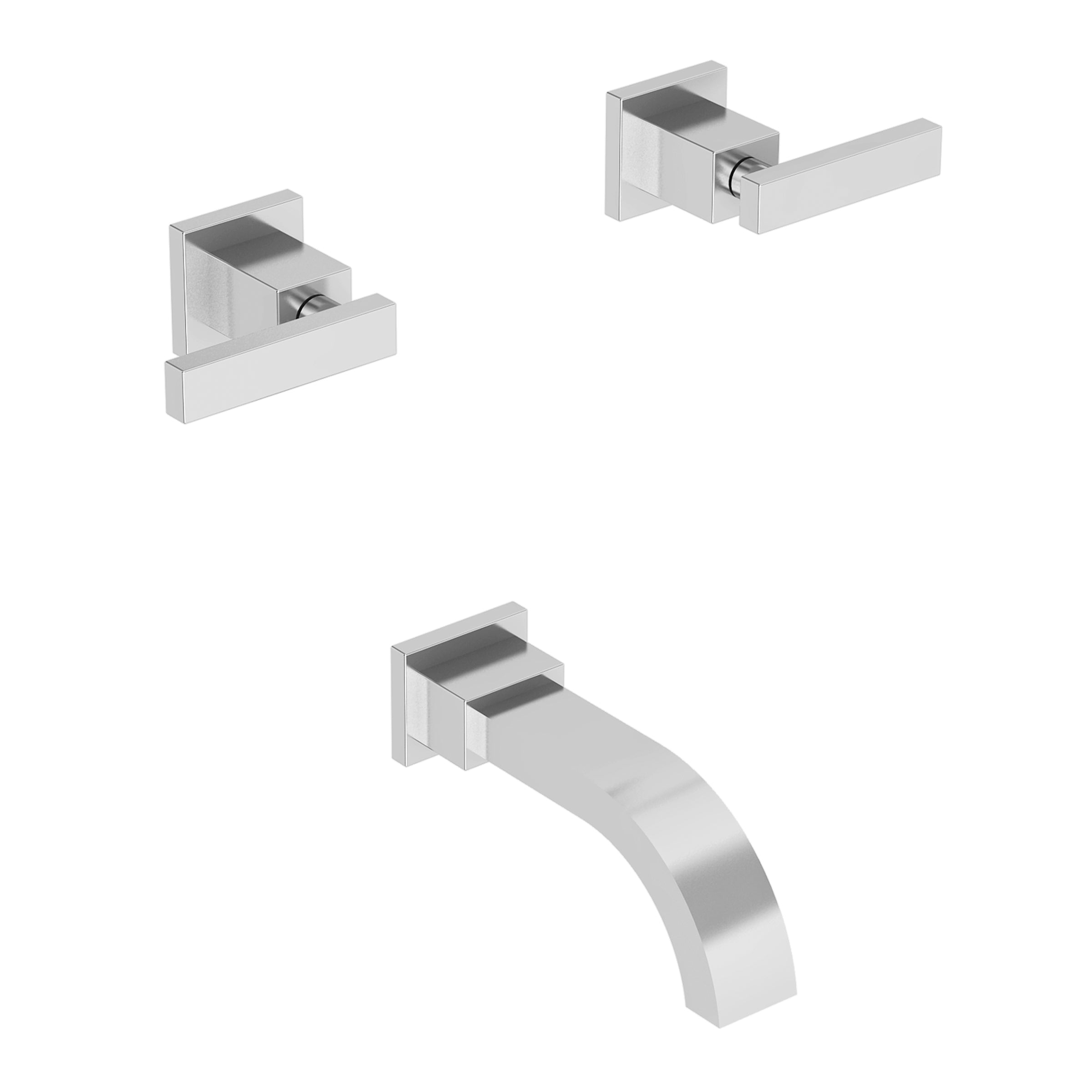 polished chrome tub faucet